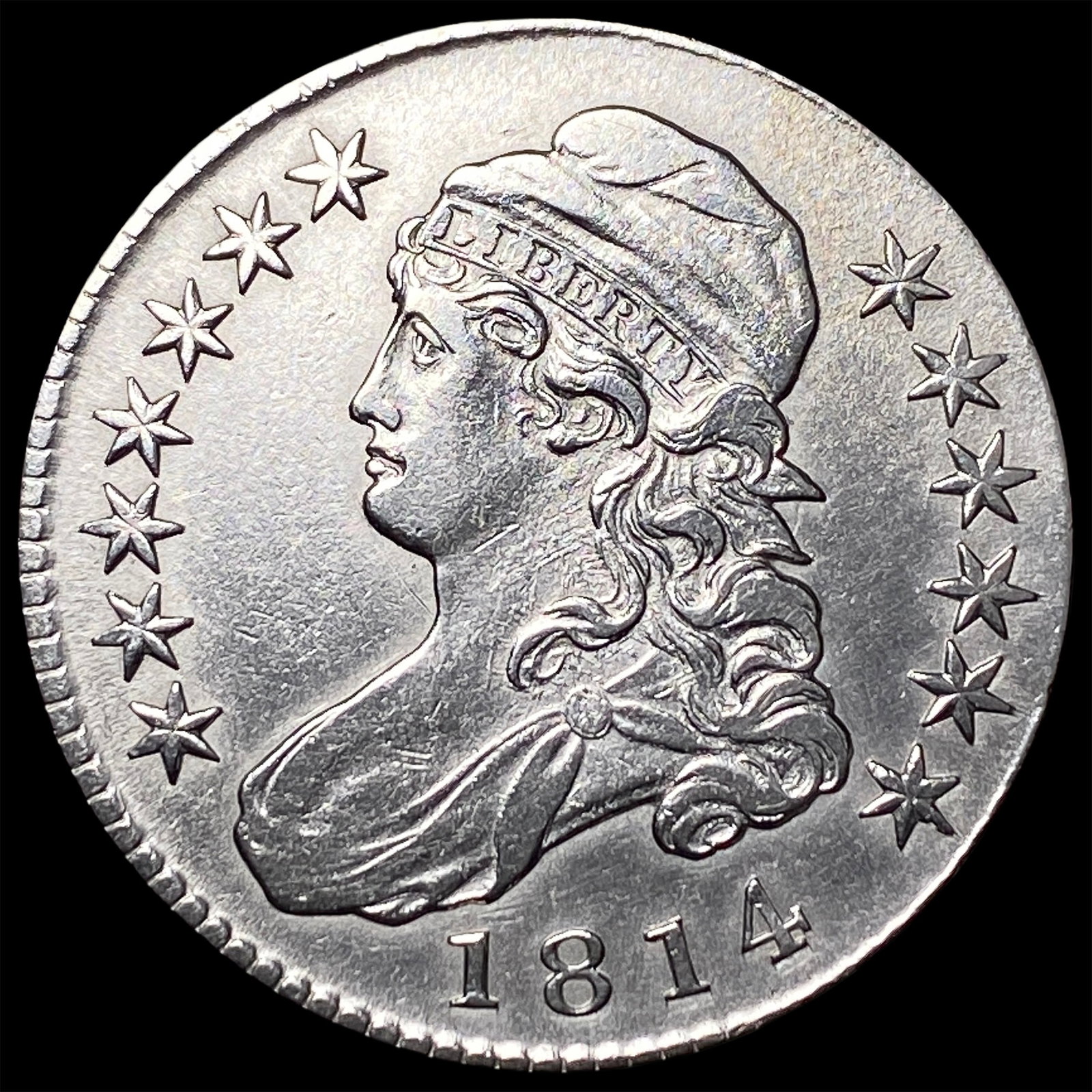 1814 Capped Bust Half Dollar CLOSELY UNCIRCULATED (1 of 2)