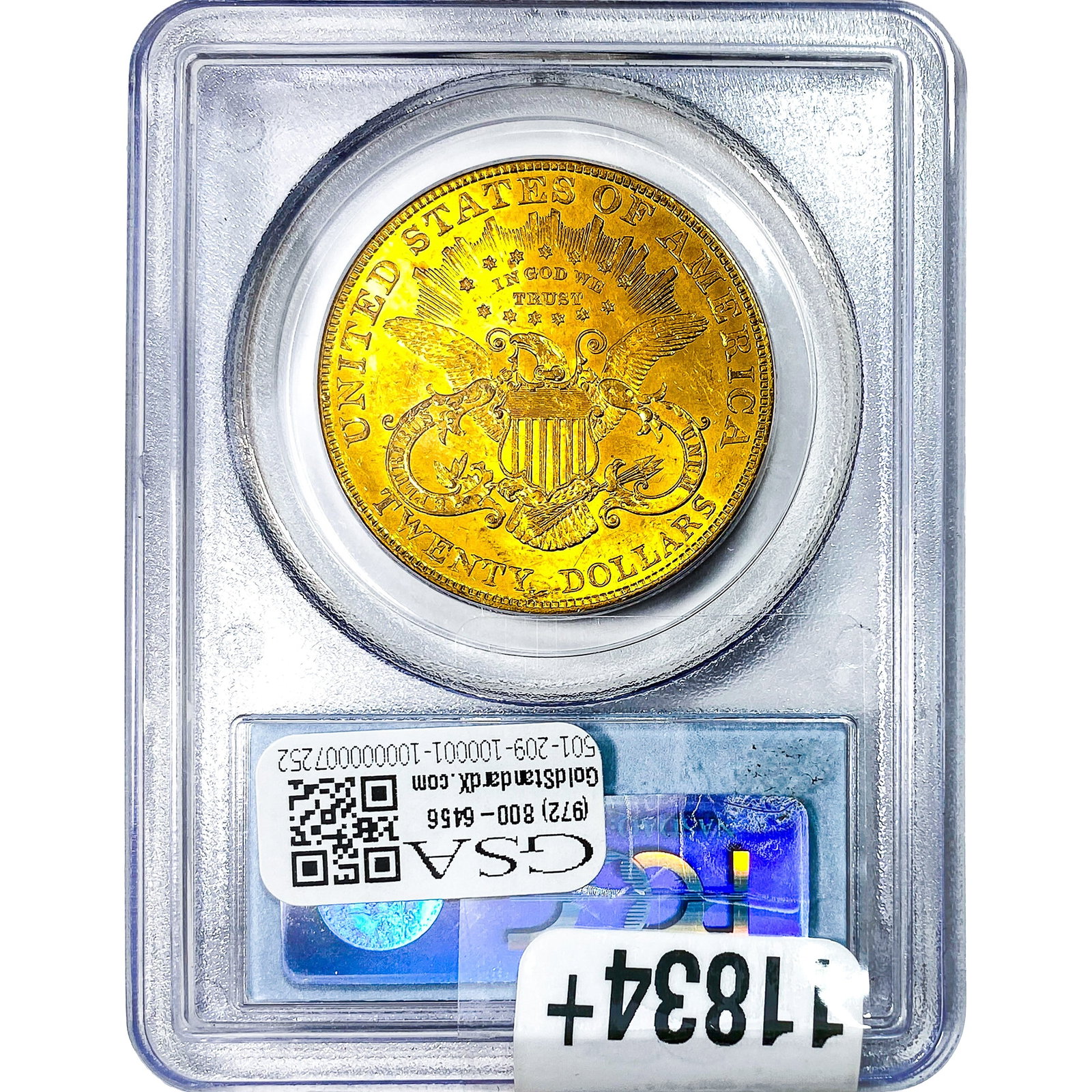 1904 $20 Gold Double Eagle PCGS MS63 - 2