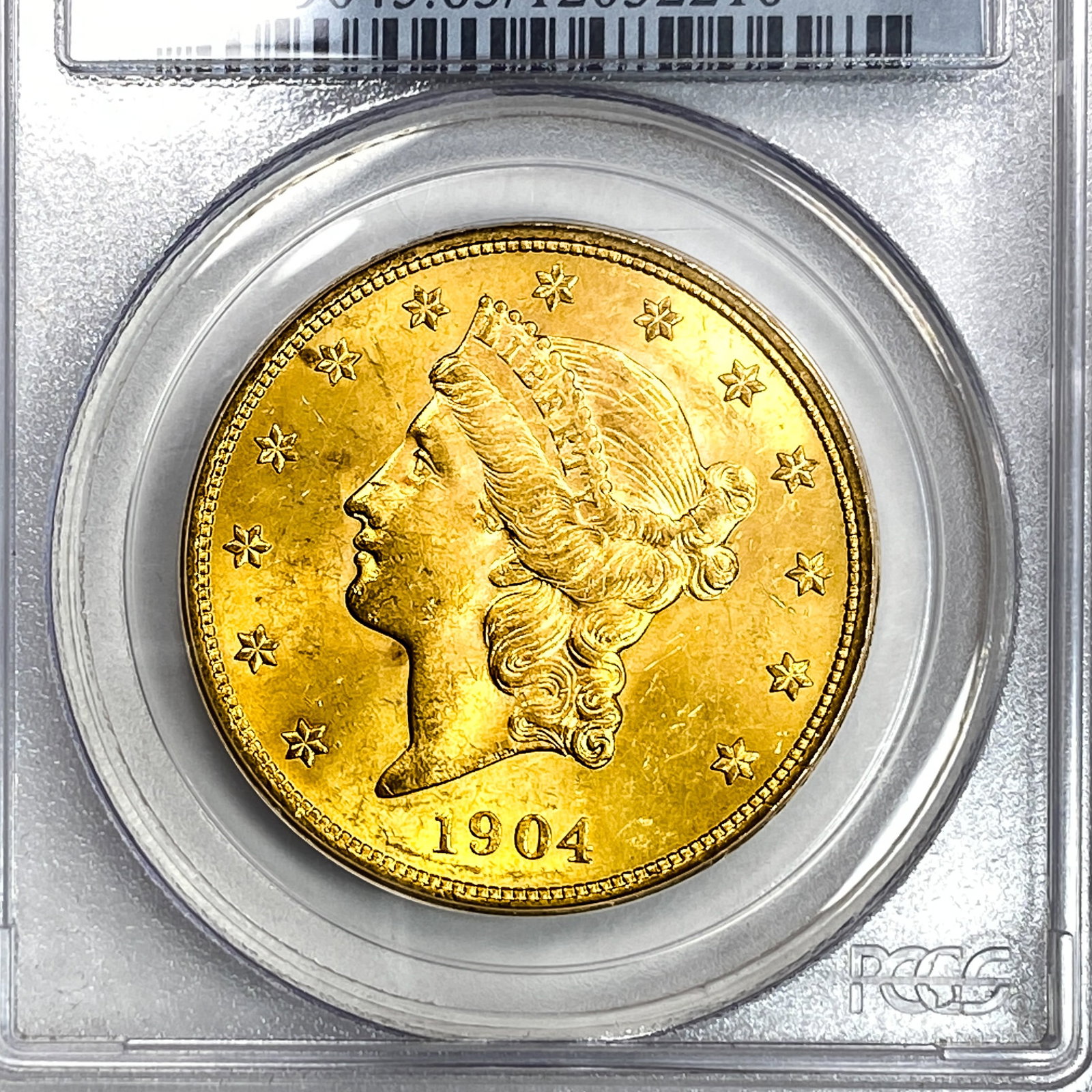 1904 $20 Gold Double Eagle PCGS MS63 - 3