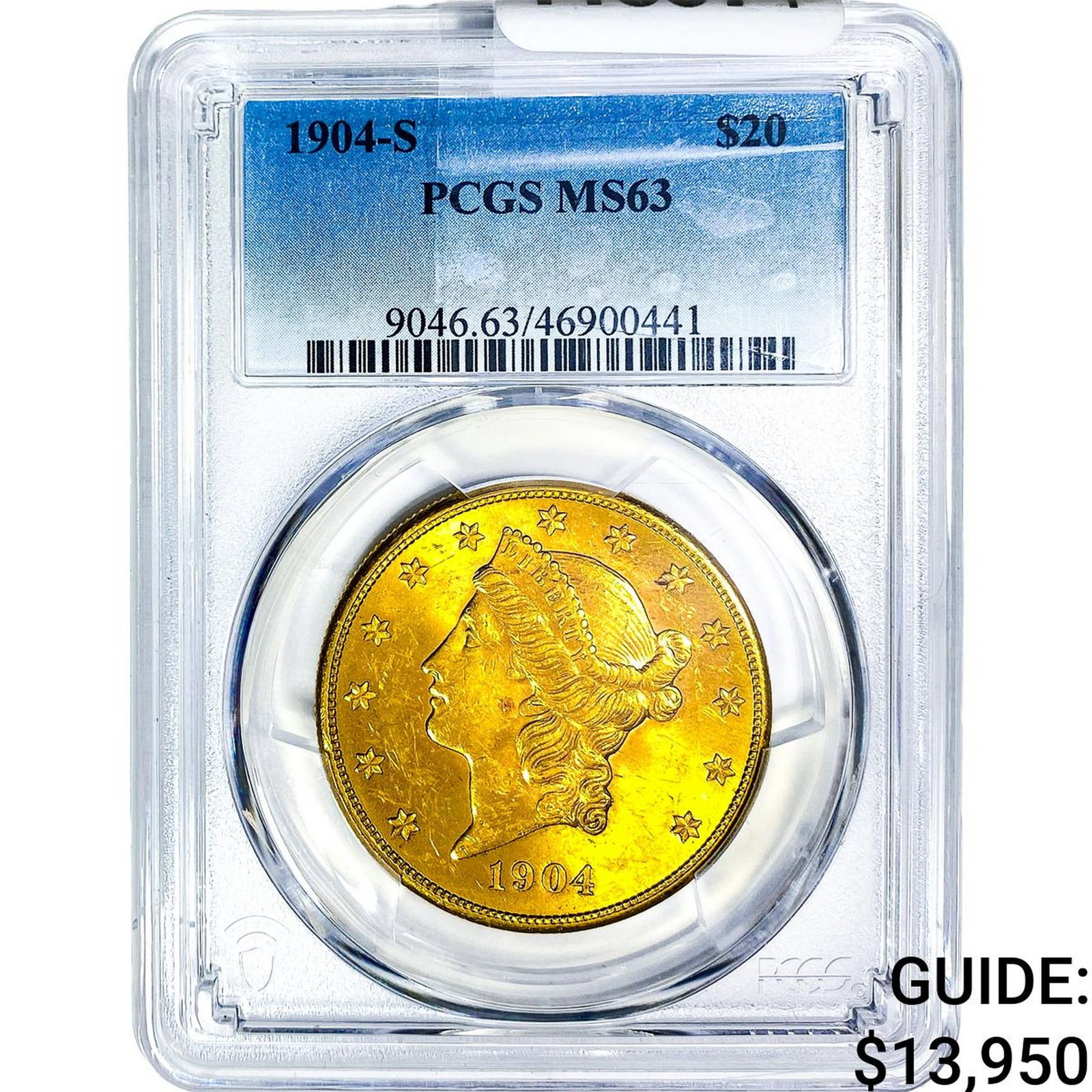 1904 $20 Gold Double Eagle PCGS MS63: 1904 $20 Gold Double Eagle PCGS MS63