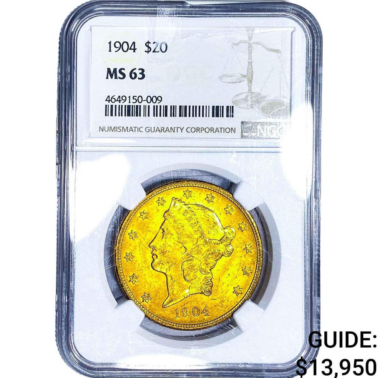 1904 $20 Gold Double Eagle NGC MS63 (1 of 4)