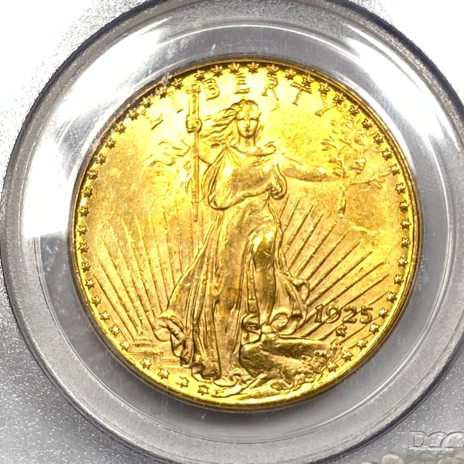 1925 $20 Gold Double Eagle PCGS MS62 - 3