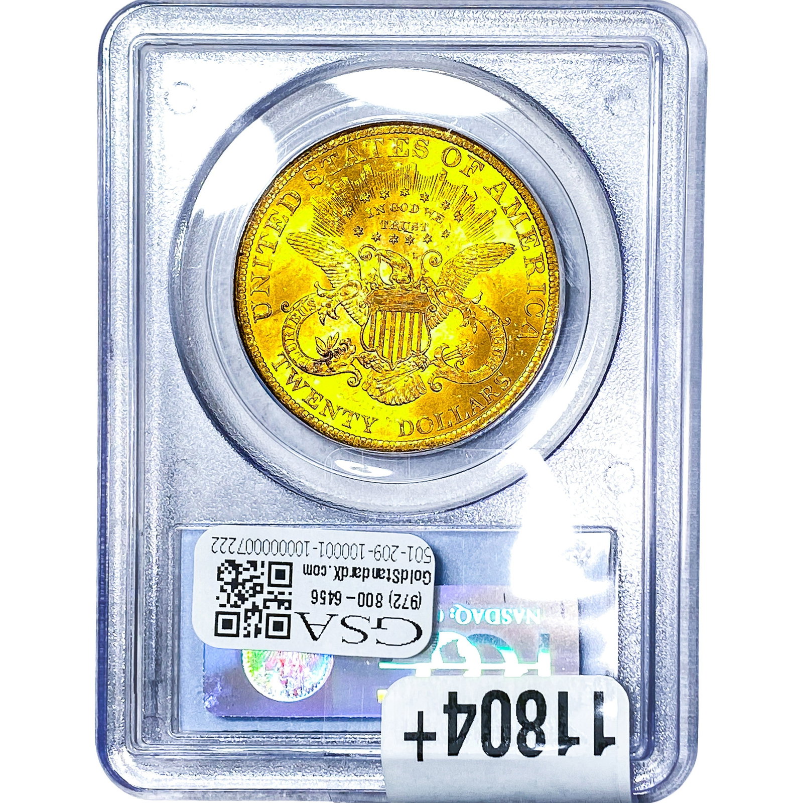 1900 $20 Gold Double Eagle PCGS MS63 - 2