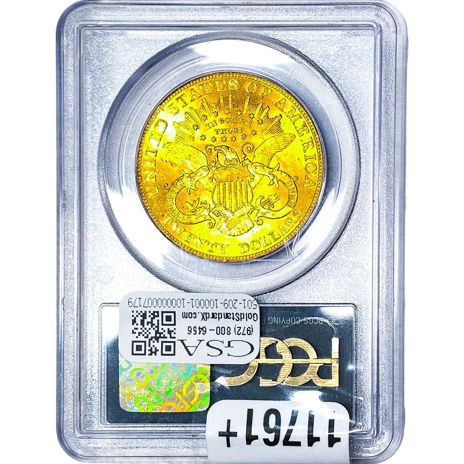1903 $20 Gold Double Eagle PCGS MS63 - 2