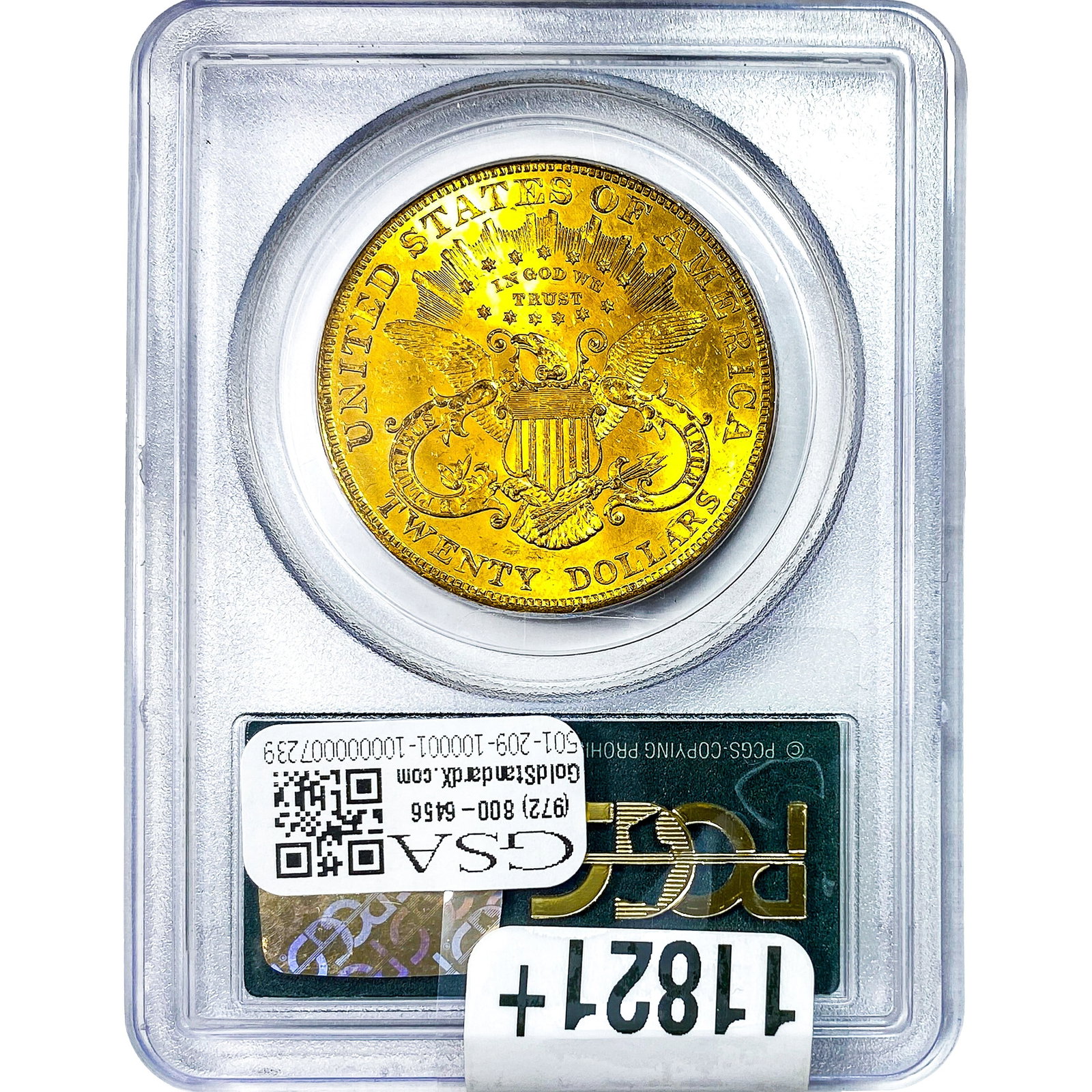 1904 $20 Gold Double Eagle PCGS MS63 - 2