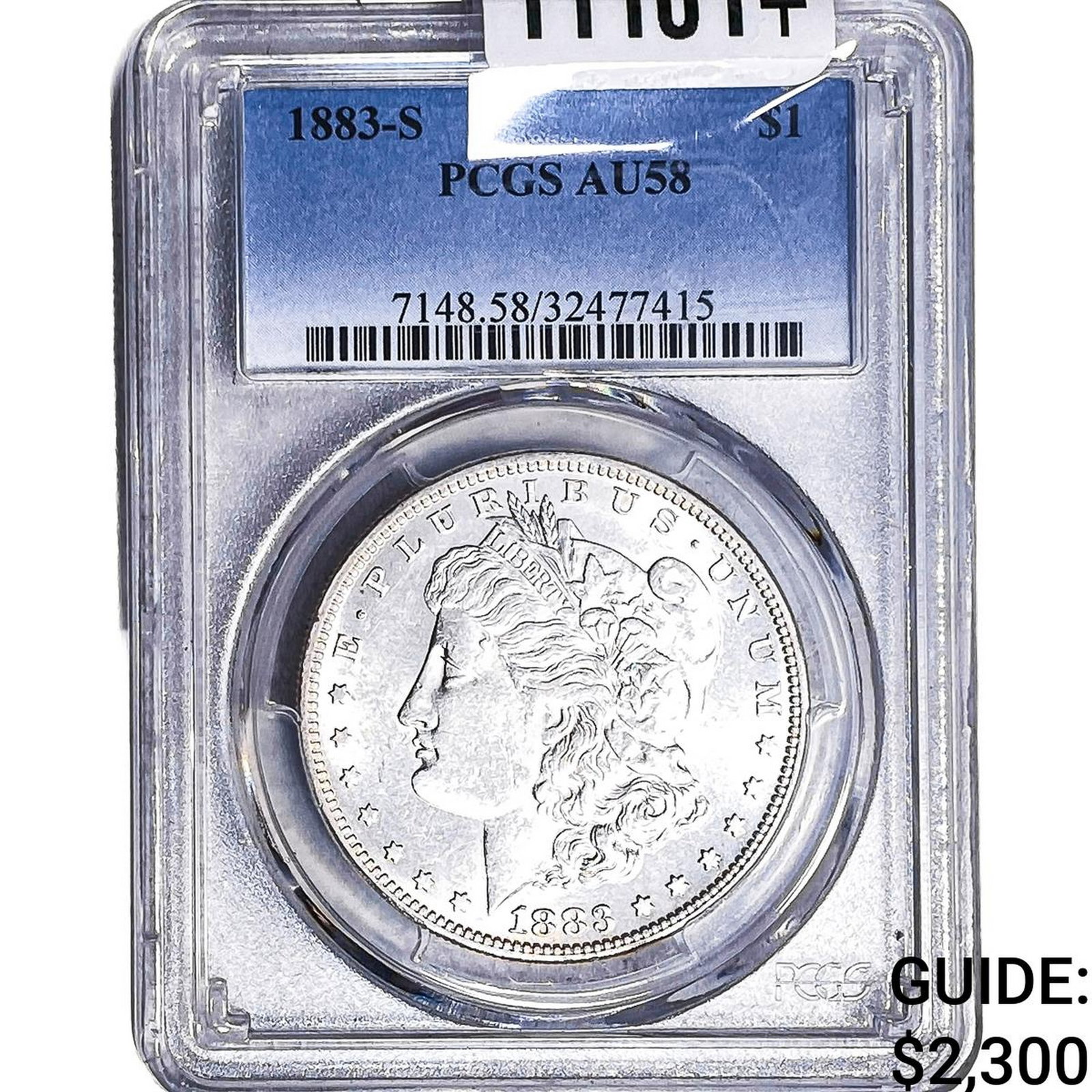 1883-S Morgan Silver Dollar PCGS AU58 (1 of 2)