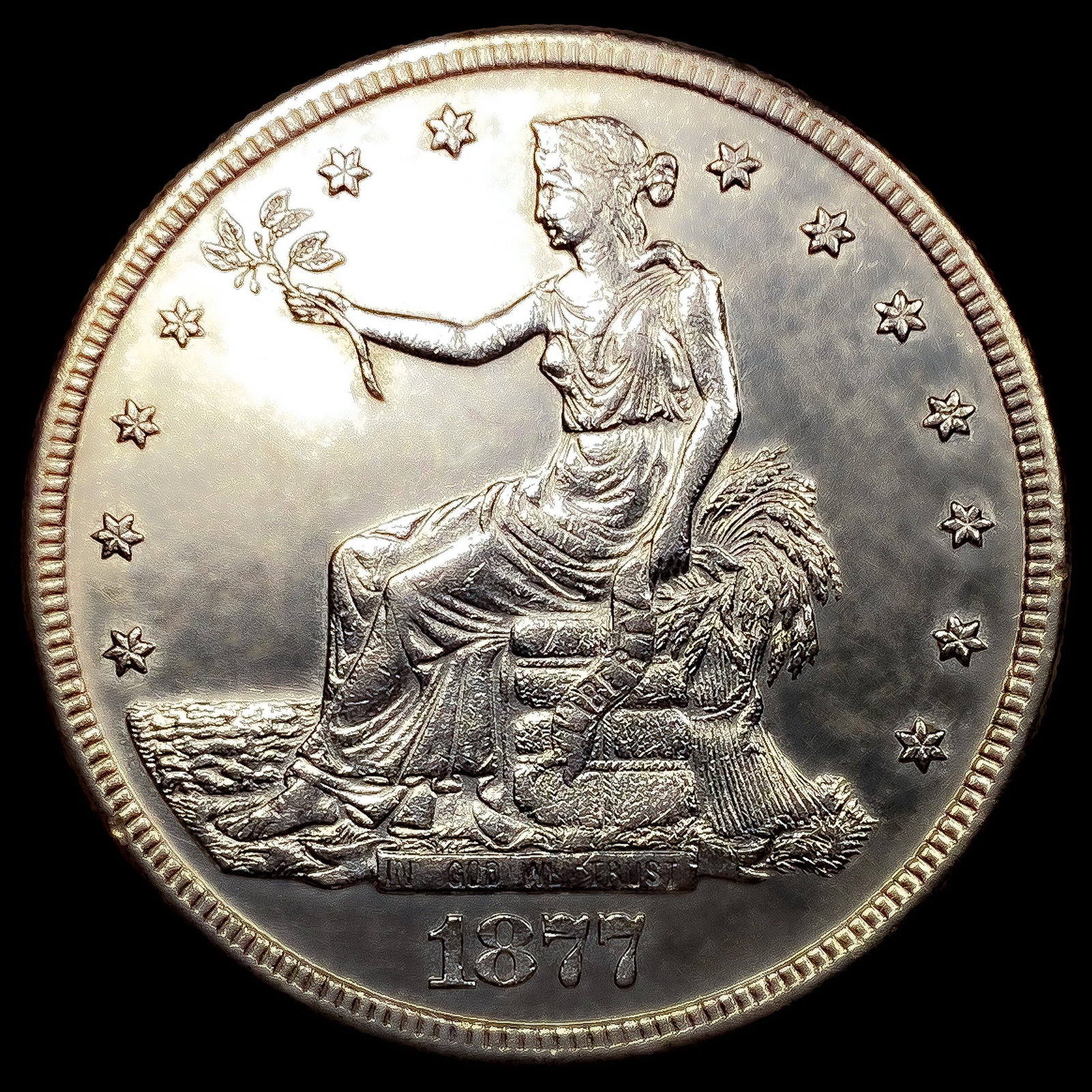 1877-S Silver Trade Dollar UNCIRCULATED (1 of 2)