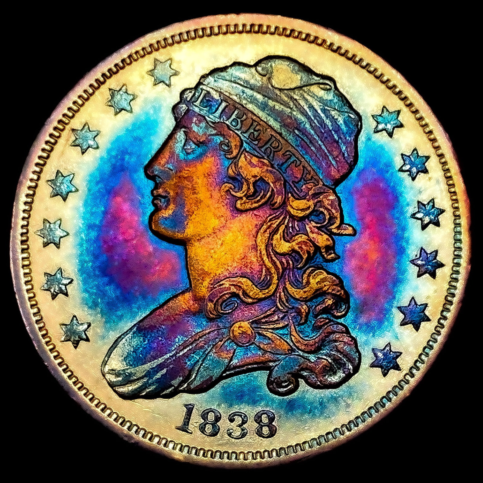 1838 Capped Bust Quarter (1 of 2)