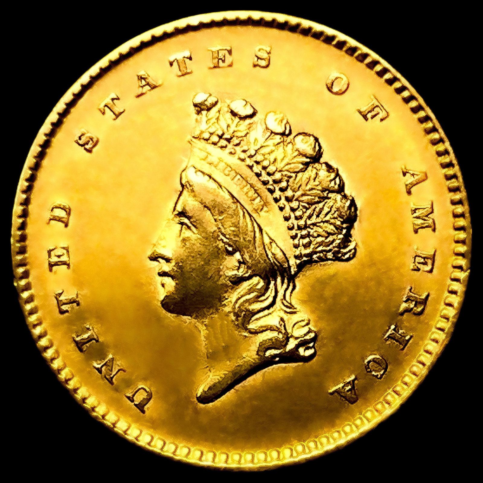1854 Rare Gold Dollar: 1854 Rare Gold Dollar