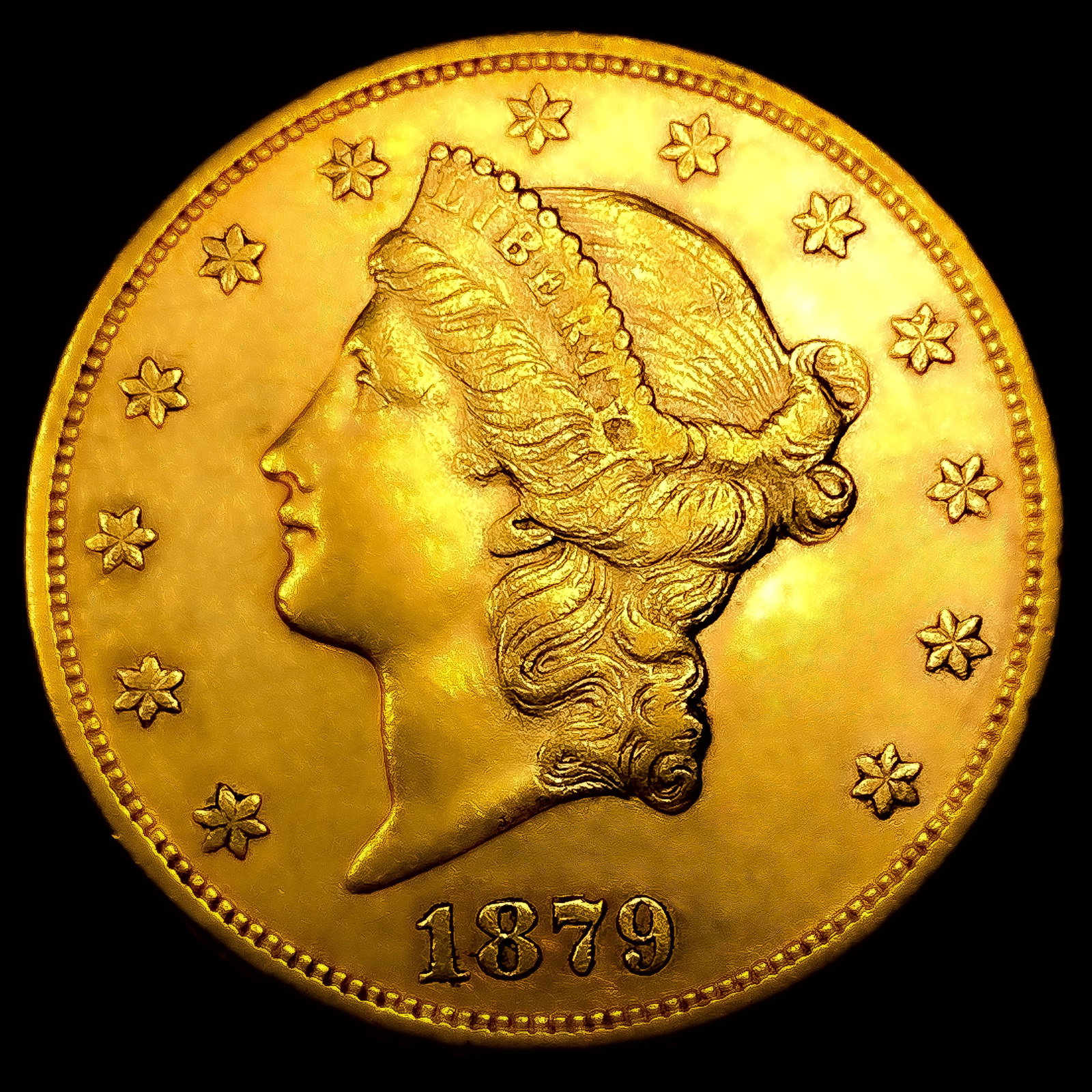 1879-S $20 Gold Double Eagle (1 of 2)