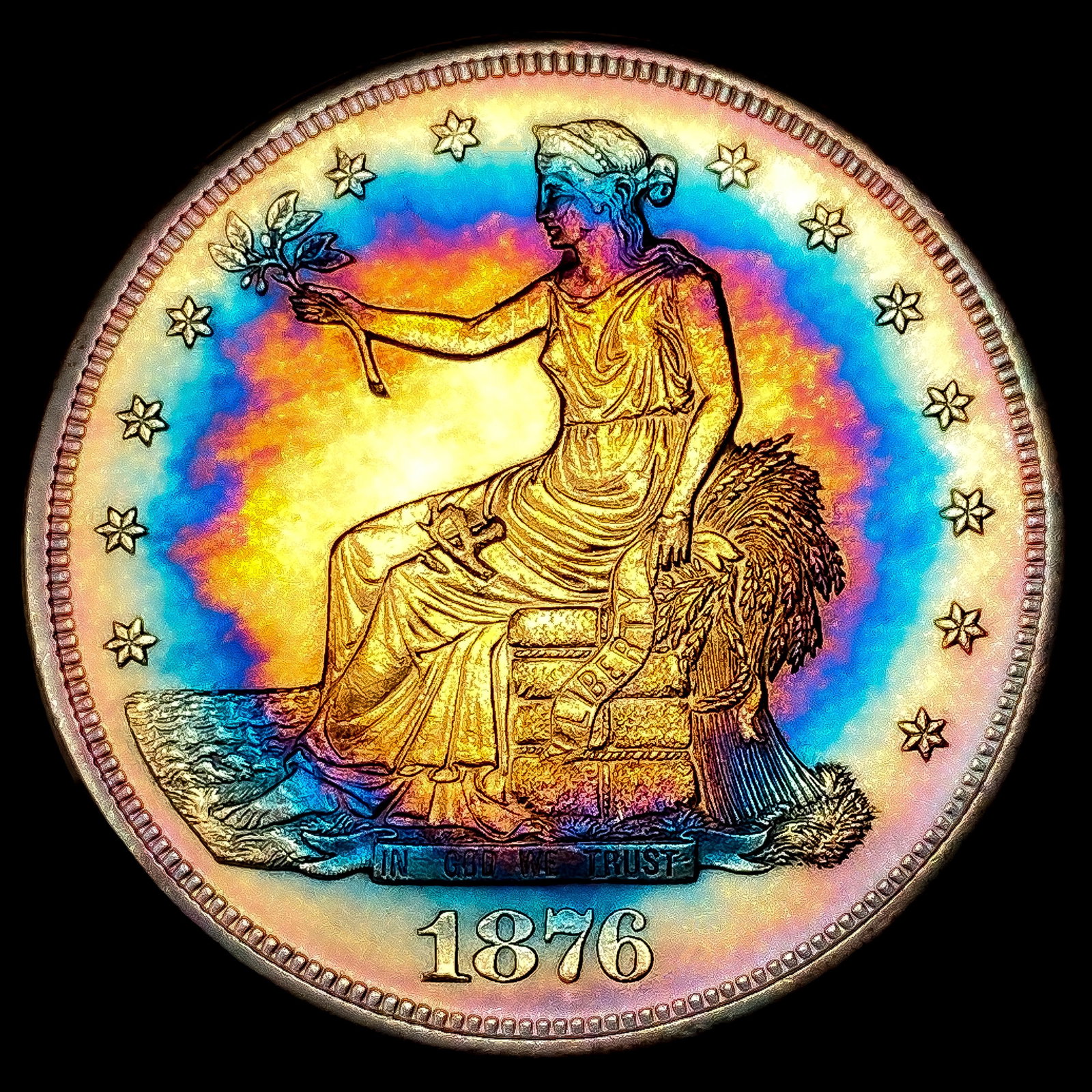 1876-S Chpmk Silver Trade Dollar: 1876-S Chpmk Silver Trade Dollar