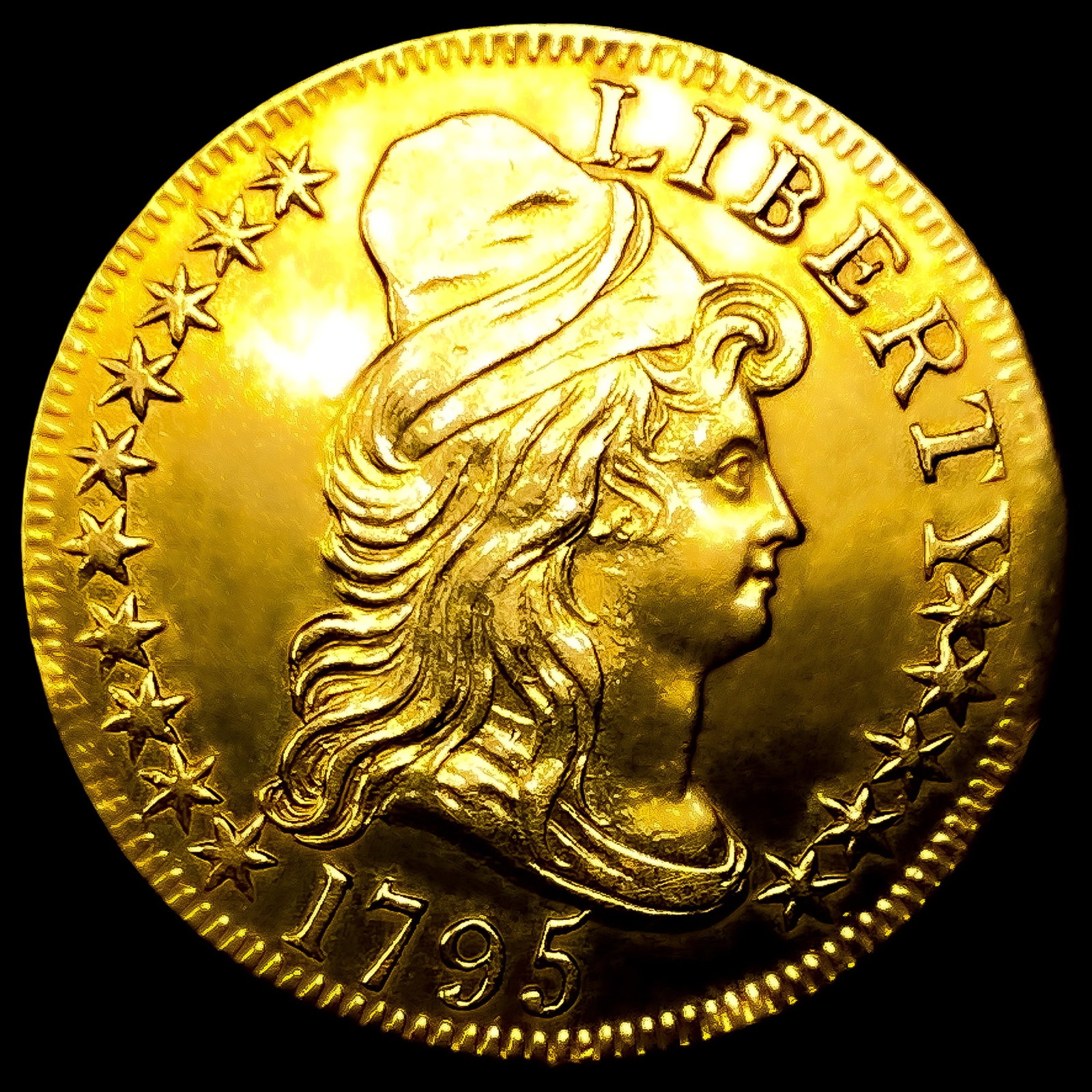 1795 $5 Gold Half Eagle: 1795 $5 Gold Half Eagle