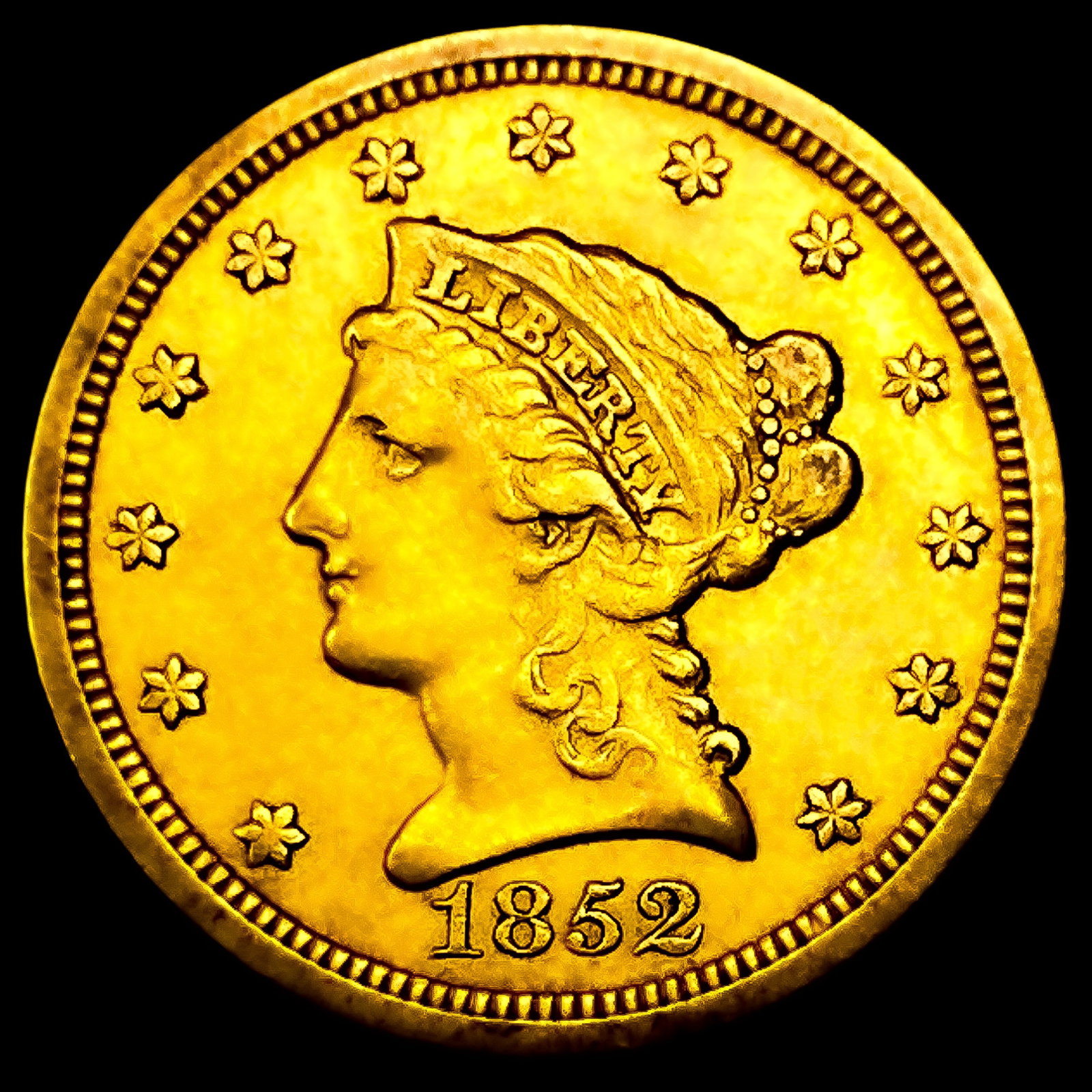 1852-O $2.50 Gold Quarter Eagle UNCIRCULATED: 1852-O $2.50 Gold Quarter Eagle UNCIRCULATED