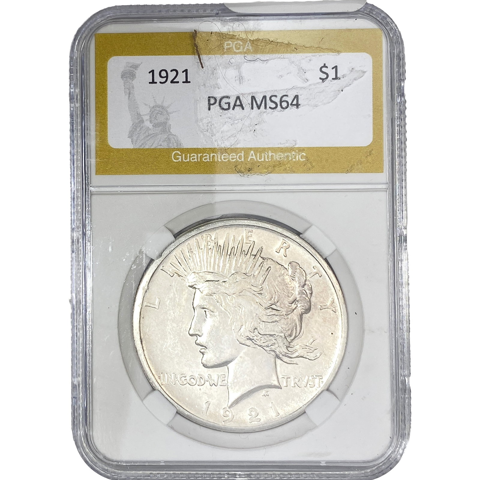 1921 Silver Peace Dollar (1 of 2)