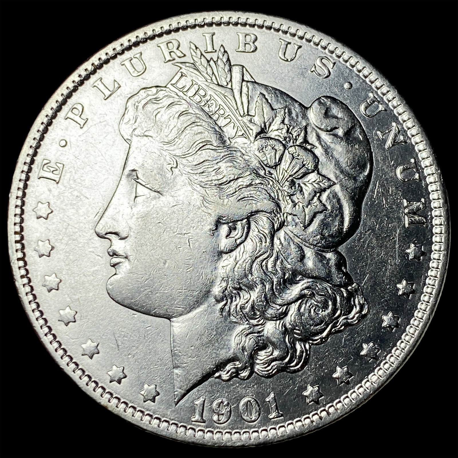 1901 Morgan Silver Dollar CLOSELY UNCIRCULATED: 1901 Morgan Silver Dollar CLOSELY UNCIRCULATED