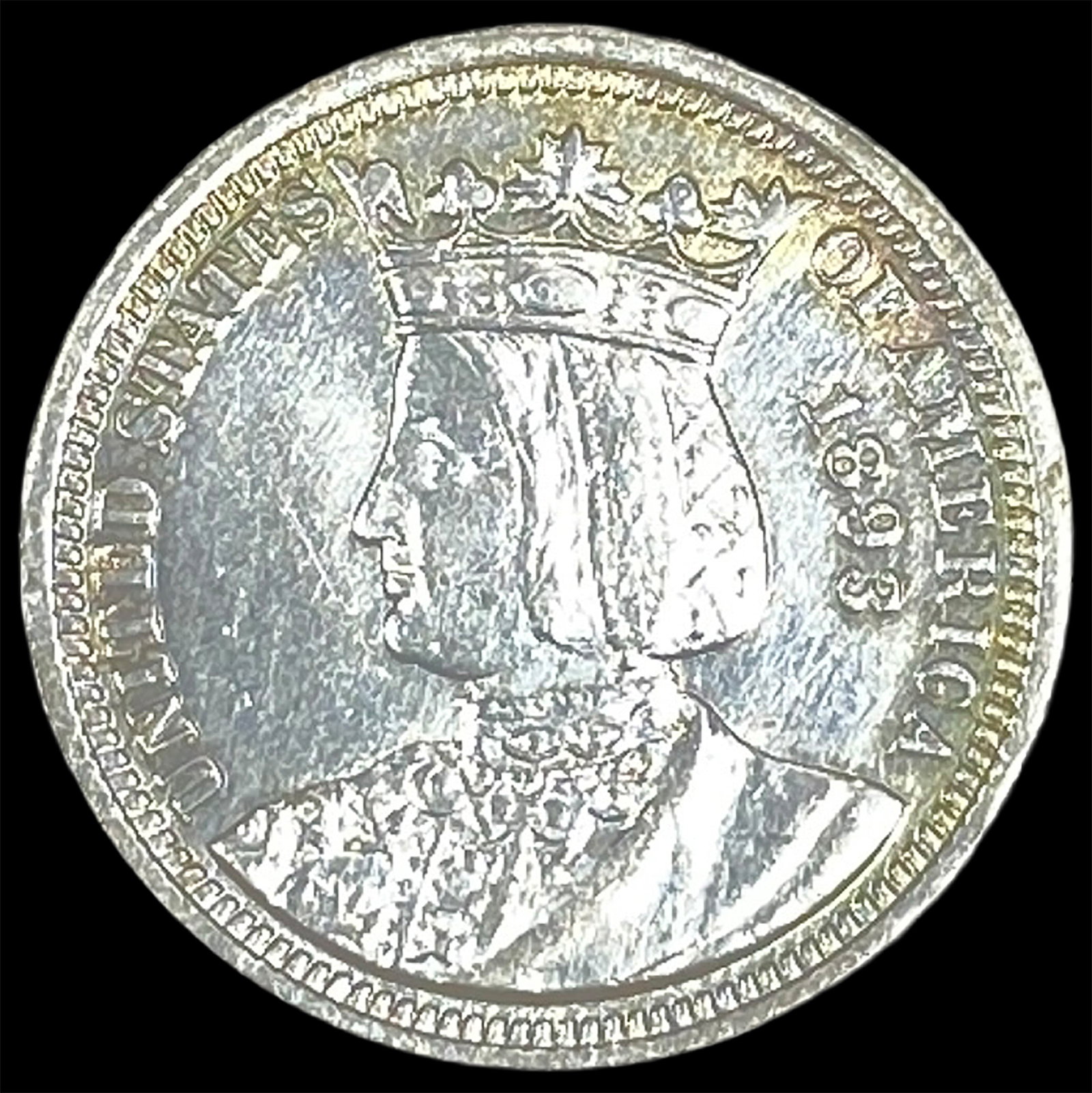 1893 25C Columbian: 1893 25C Columbian