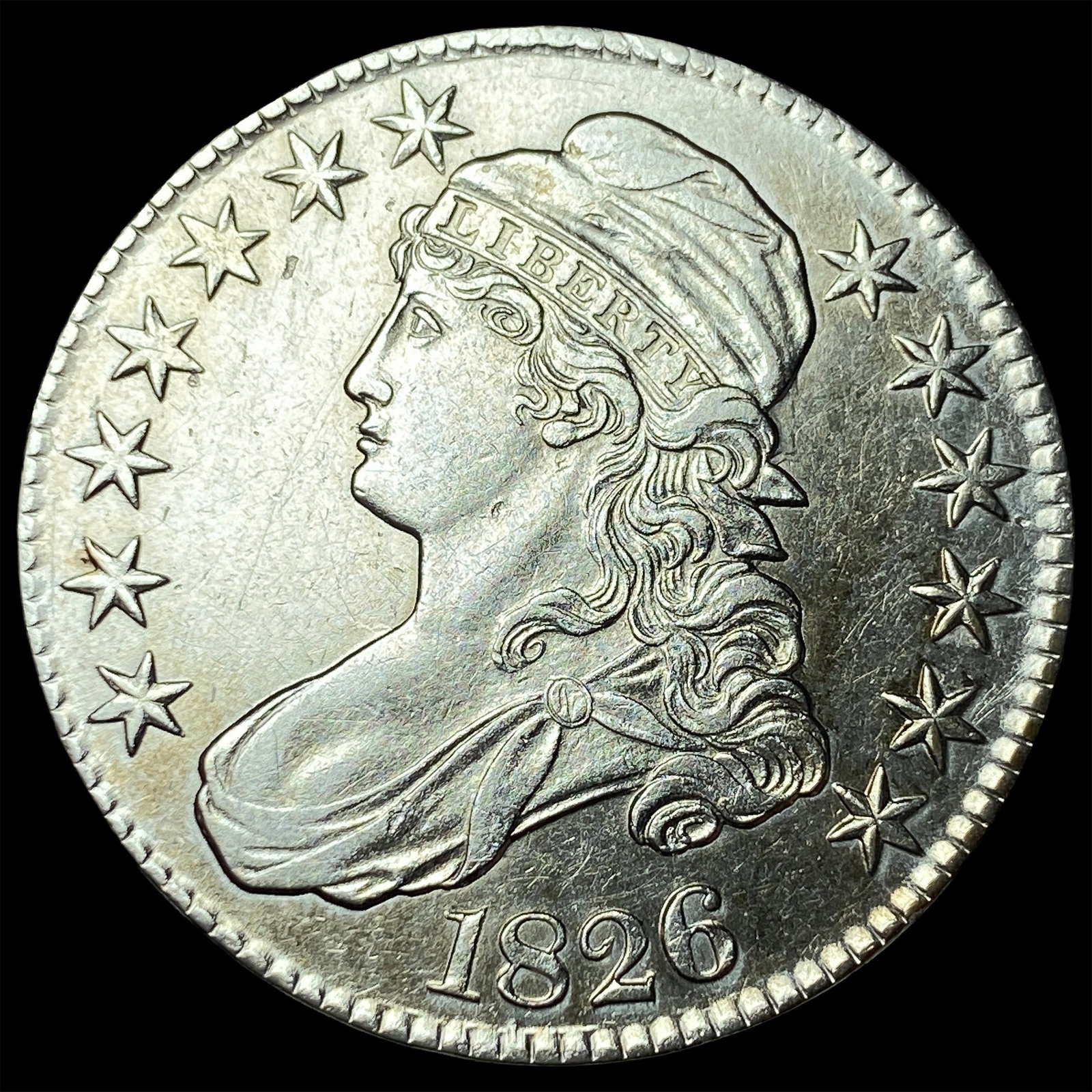 1826 Capped Bust Half Dollar UNCIRCULATED: 1826 Capped Bust Half Dollar UNCIRCULATED