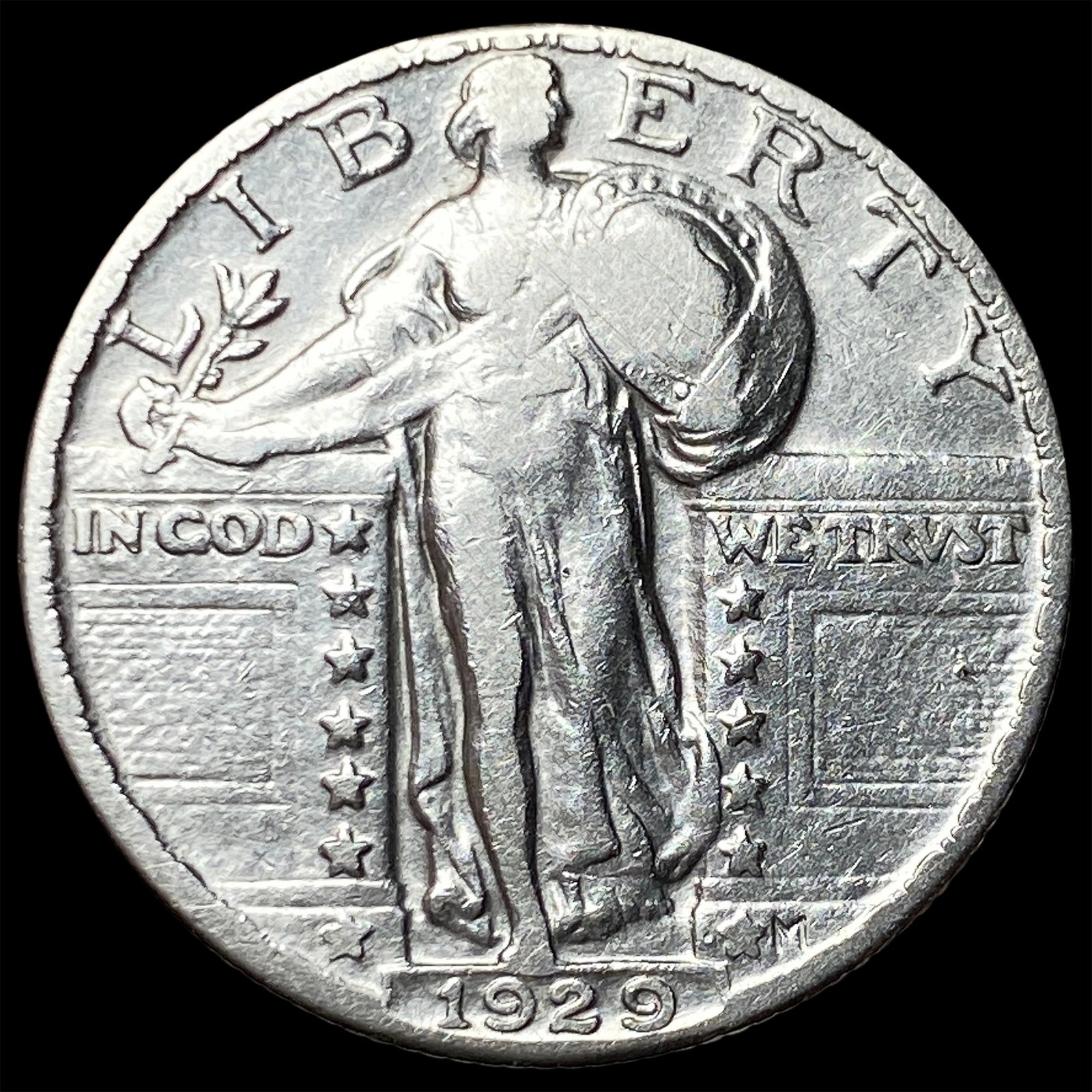 1929 Standing Liberty Quarter LIGHTLY CIRCULATED: 1929 Standing Liberty Quarter LIGHTLY CIRCULATED