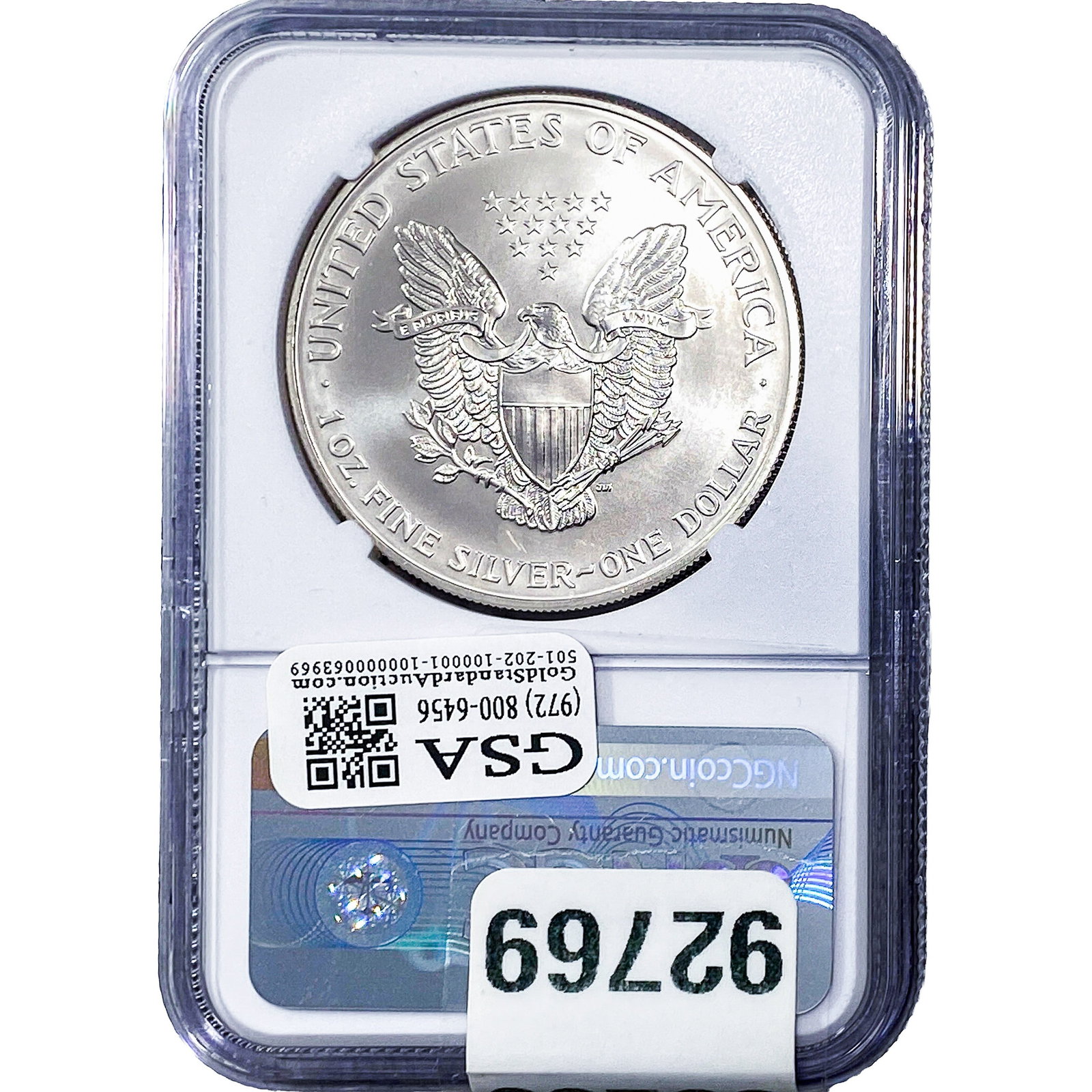 2000 Silver Eagle NGC MS69 Millenium Set - 2