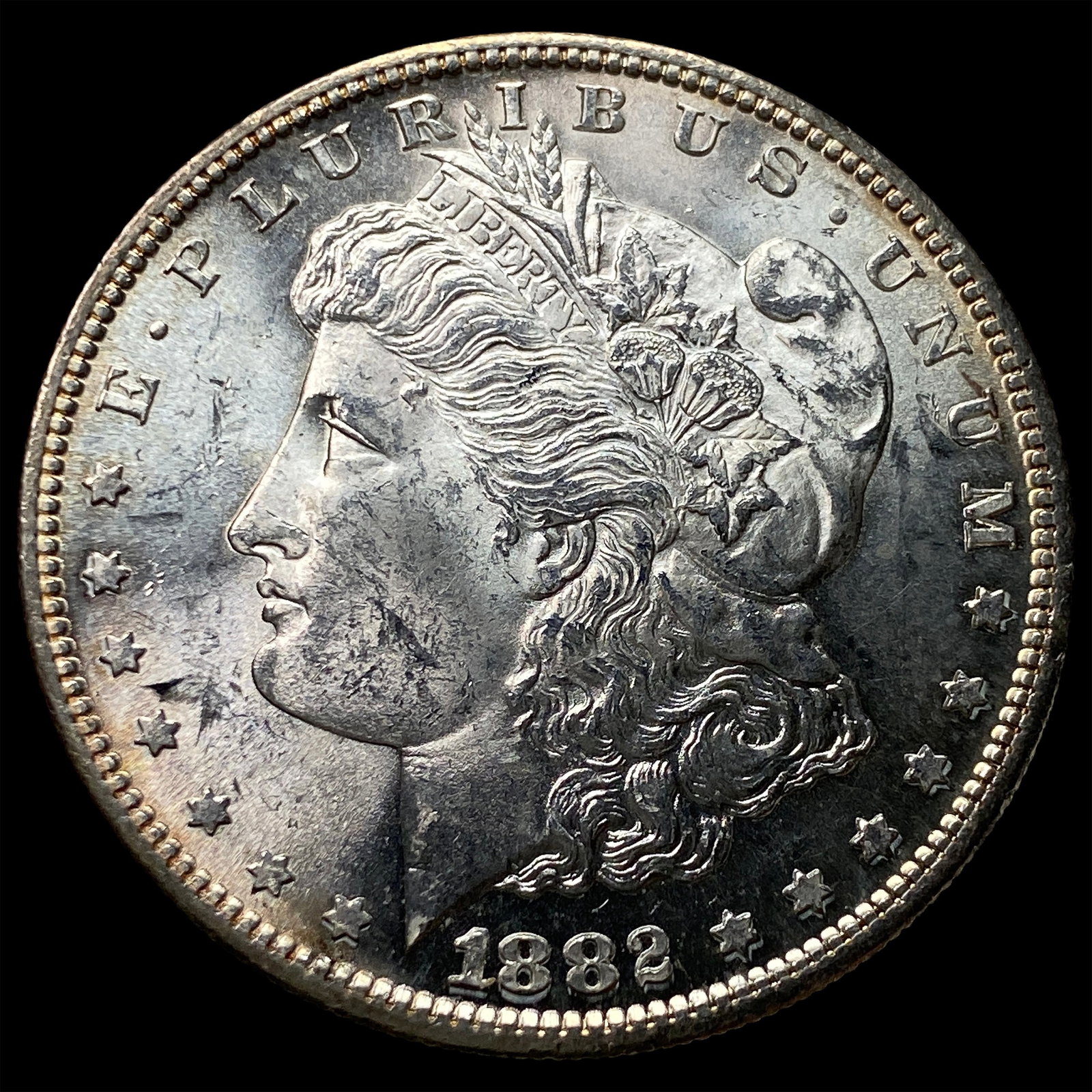 1882-S Silver Morgan Dollar CHOICE BU: 1882-S Silver Morgan Dollar CHOICE BU