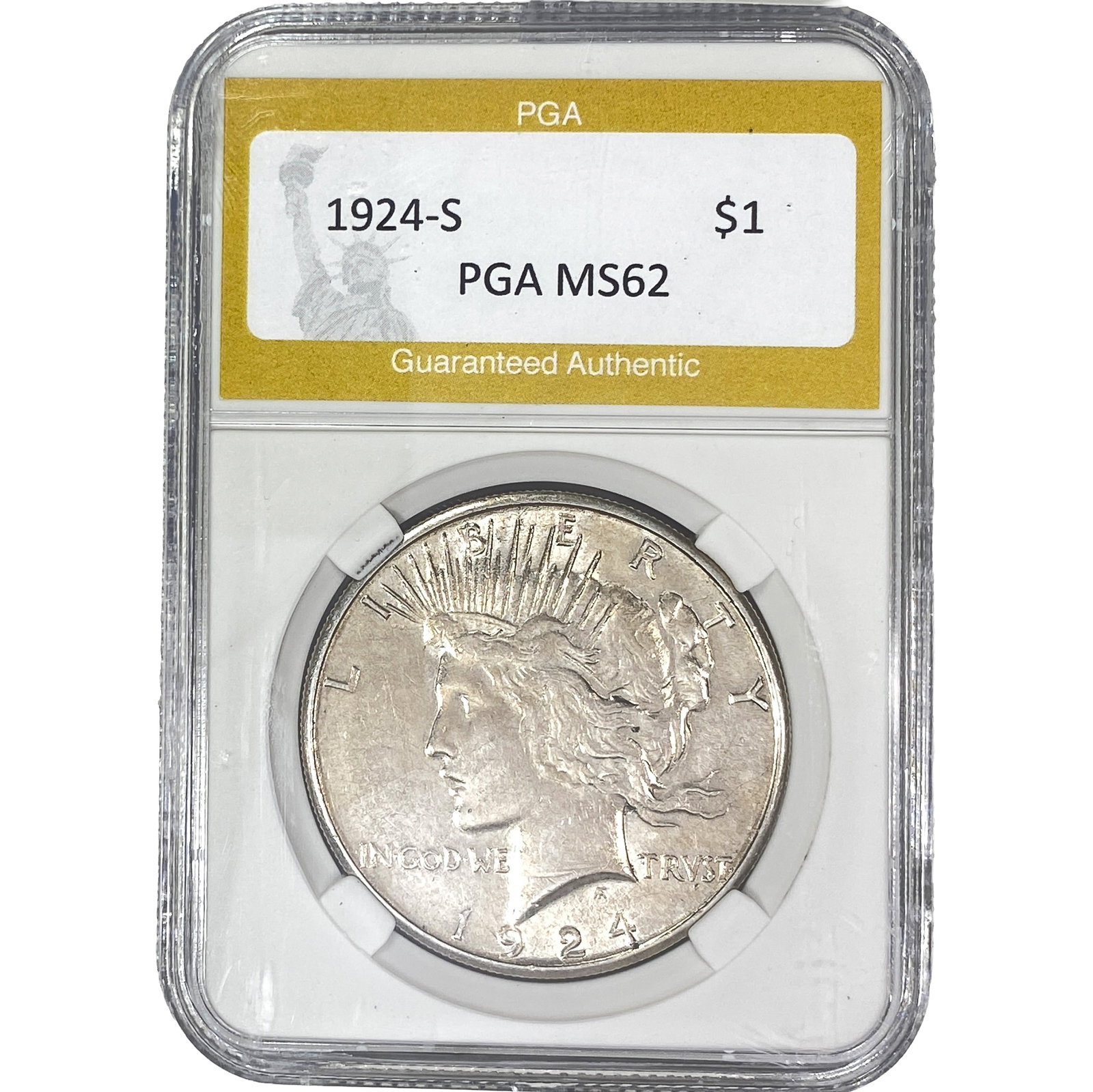 1924-S Silver Peace Dollar: 1924-S Silver Peace Dollar