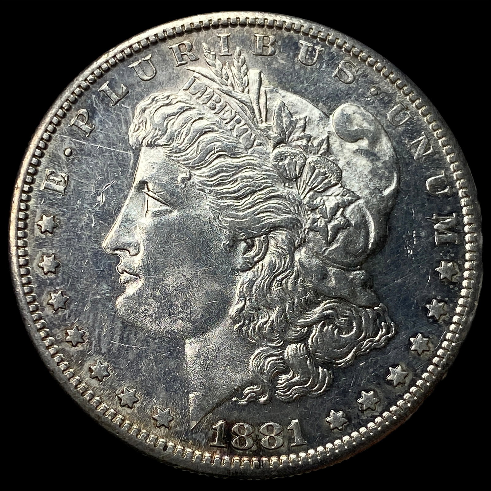 1881-S Silver Morgan Dollar CHOICE BU: 1881-S Silver Morgan Dollar CHOICE BU