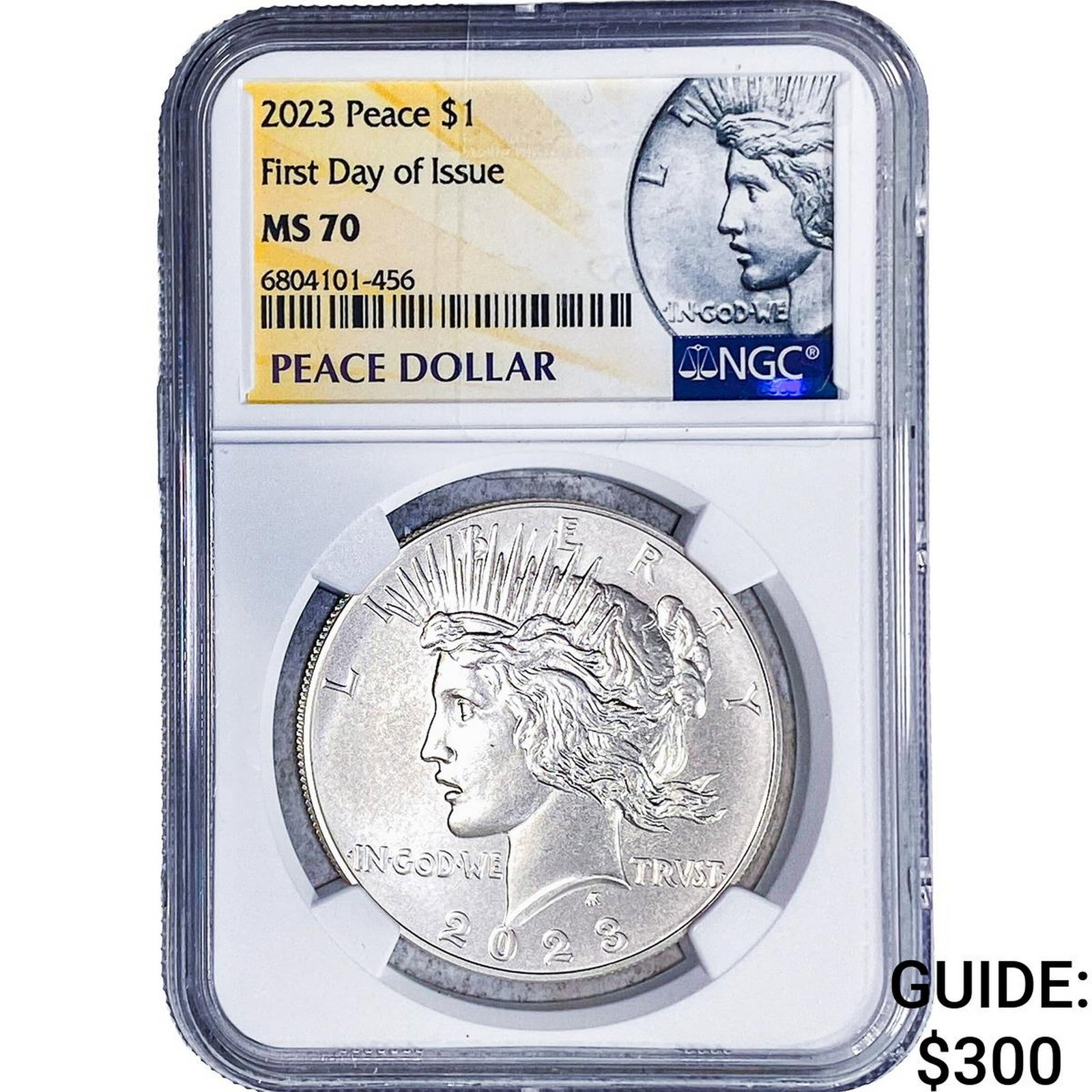 2023 Silver Peace Dollar NGC MS70: 2023 Silver Peace Dollar NGC MS70