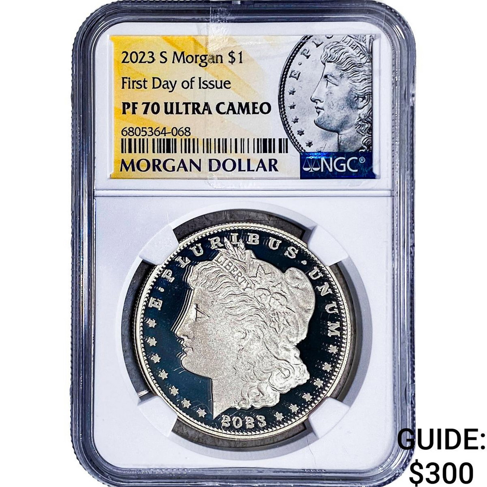 2023-S Morgan Silver Dollar NGC PF70 Ultra Cameo: 2023-S Morgan Silver Dollar NGC PF70 Ultra Cameo