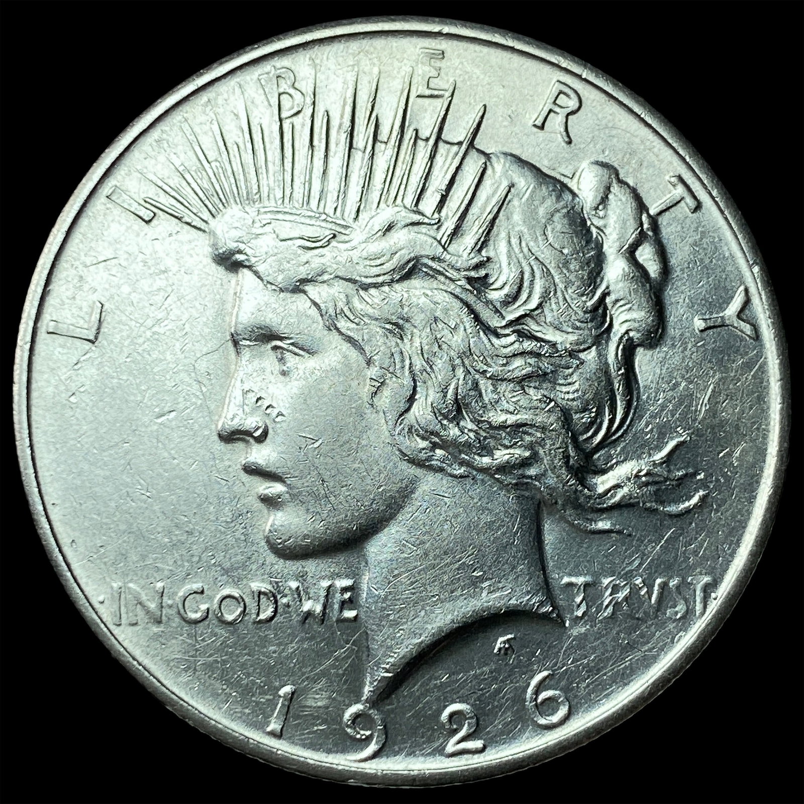 1926-D Peace Silver Dollar CLOSELY UNCIRCULATED: 1926-D Peace Silver Dollar CLOSELY UNCIRCULATED