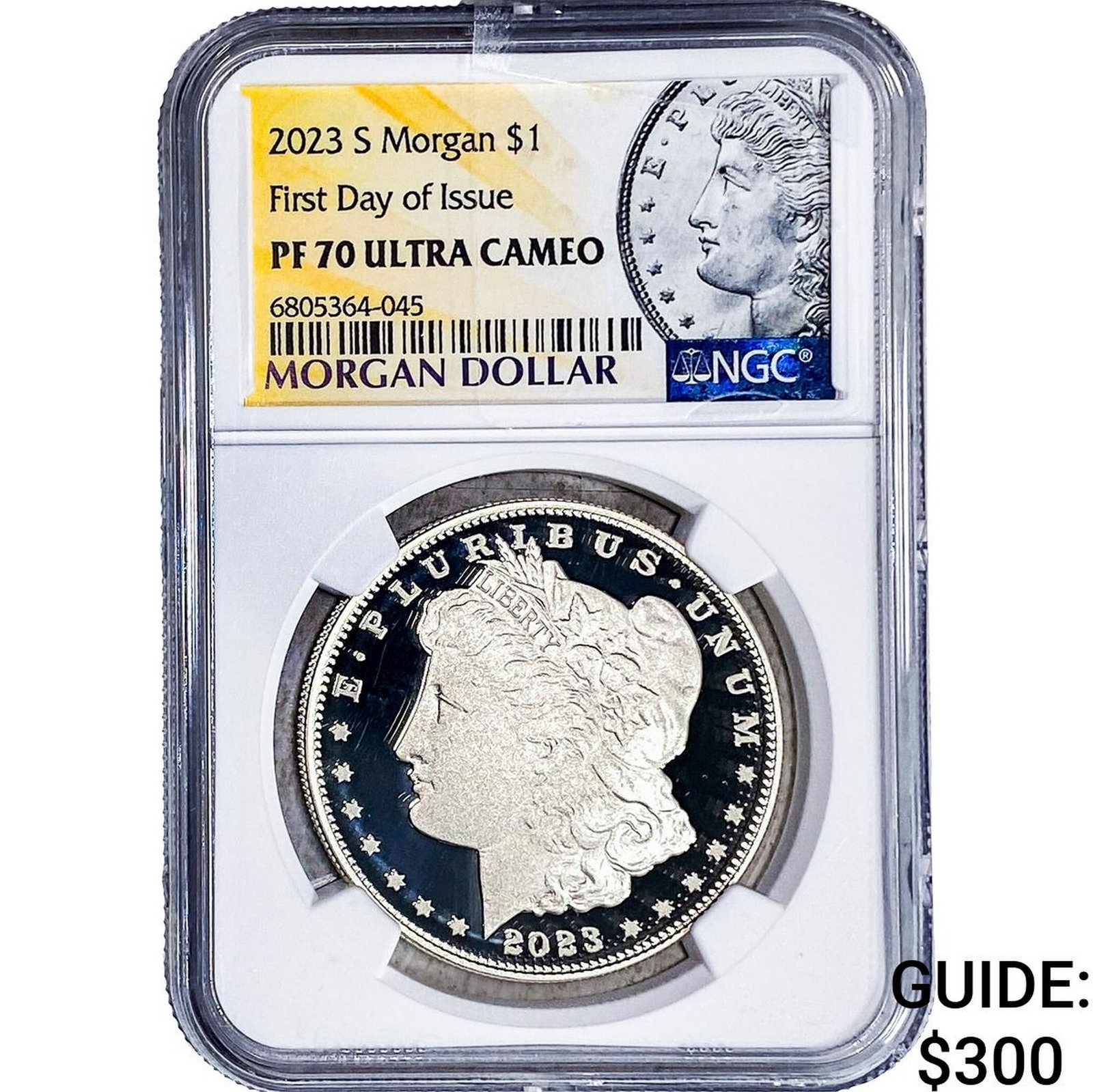 2023-S Morgan Silver Dollar NGC PF70 Ultra Cameo: 2023-S Morgan Silver Dollar NGC PF70 Ultra Cameo
