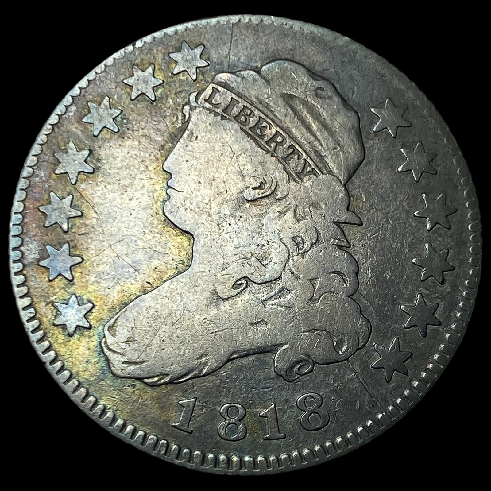 1818 Capped Bust Quarter LIGHTLY CIRCULATED (1 of 2)