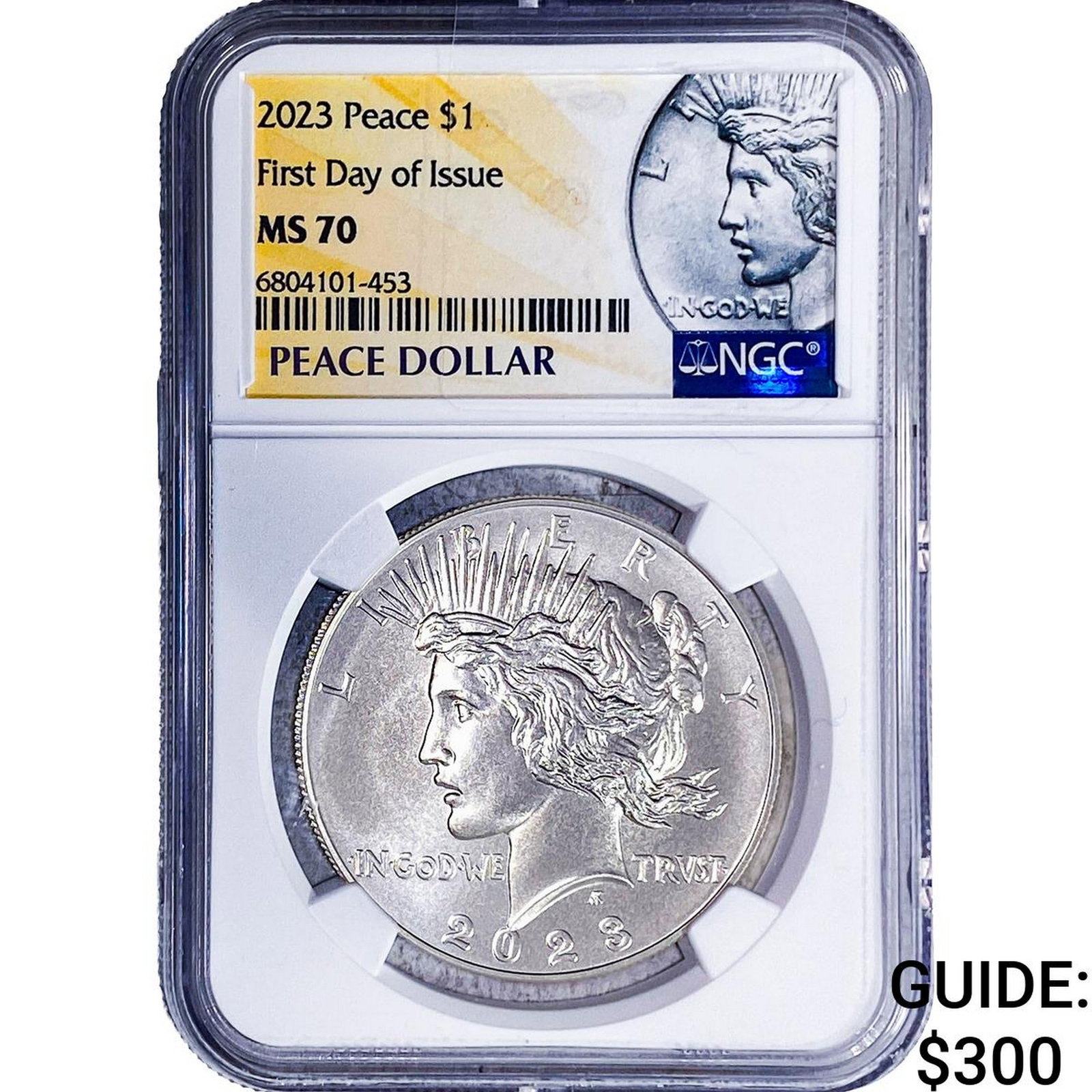 2023 Silver Peace Dollar NGC MS70: 2023 Silver Peace Dollar NGC MS70