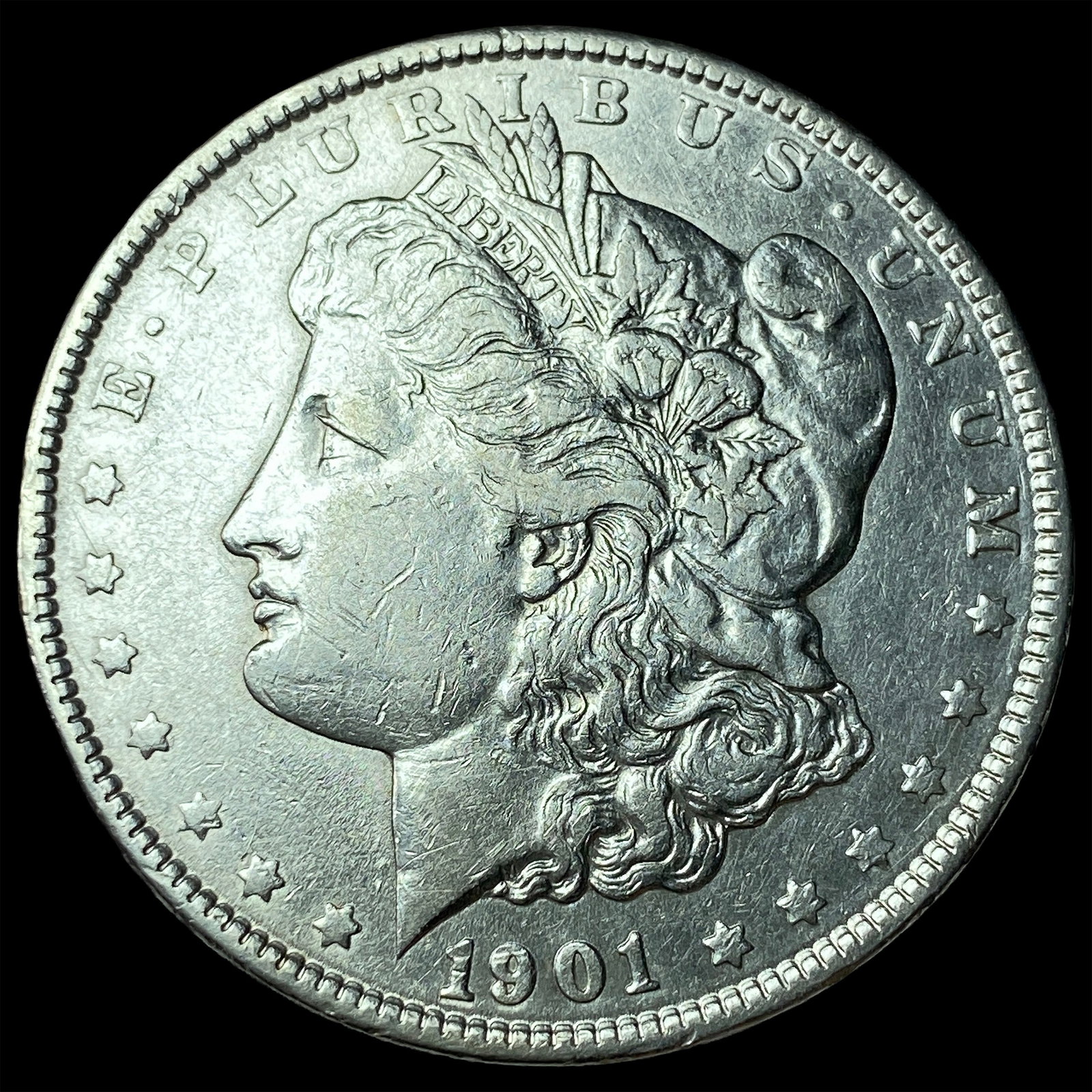 1901 Morgan Silver Dollar CLOSELY UNCIRCULATED: 1901 Morgan Silver Dollar CLOSELY UNCIRCULATED