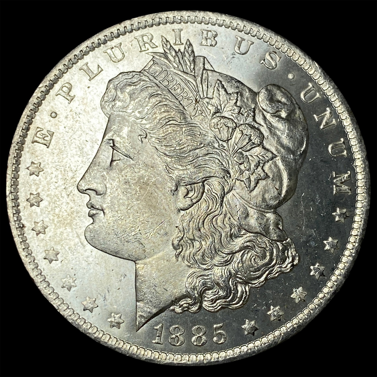 1885-O Silver Morgan Dollar CHOICE BU: 1885-O Silver Morgan Dollar CHOICE BU