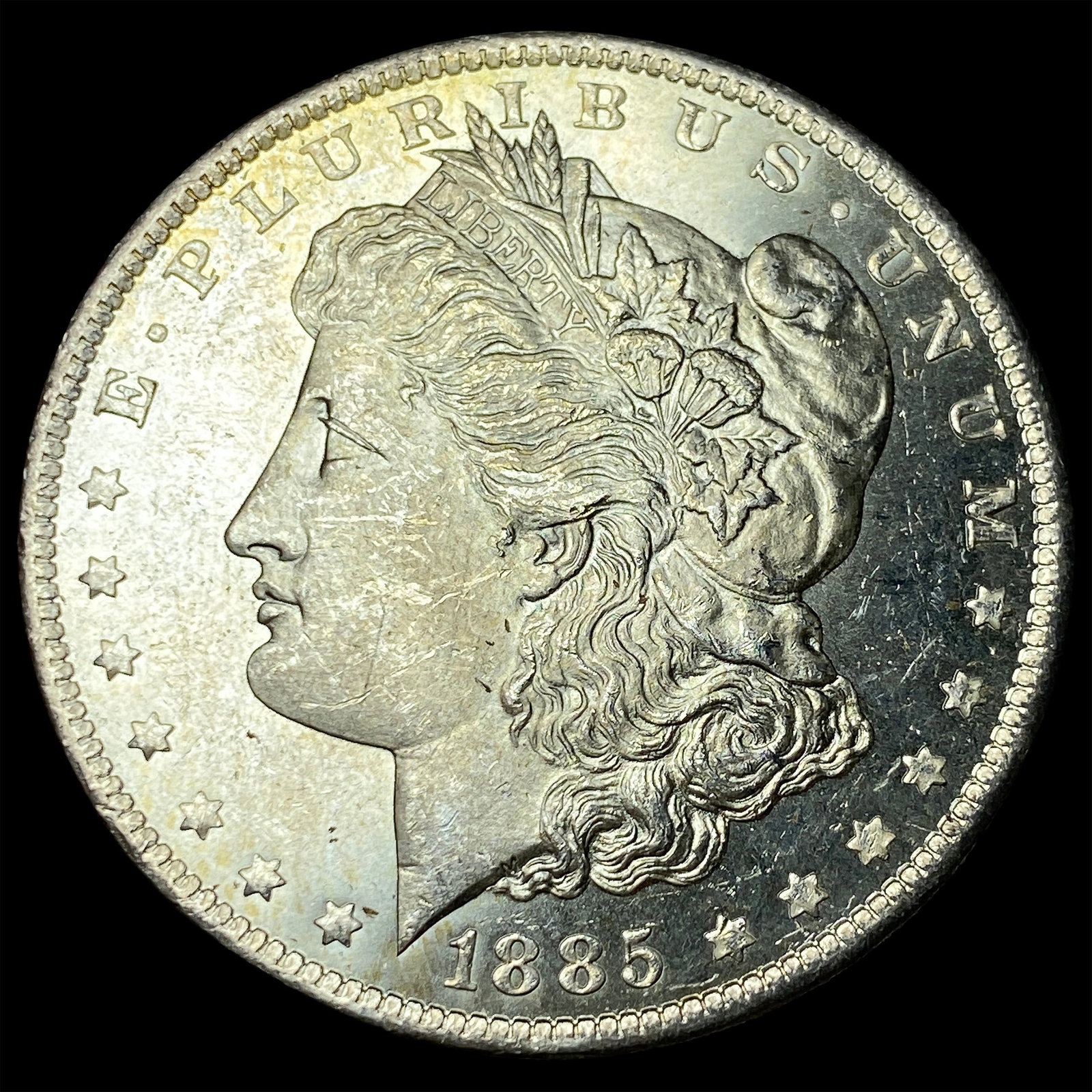 1885-O Silver Morgan Dollar CHOICE BU: 1885-O Silver Morgan Dollar CHOICE BU
