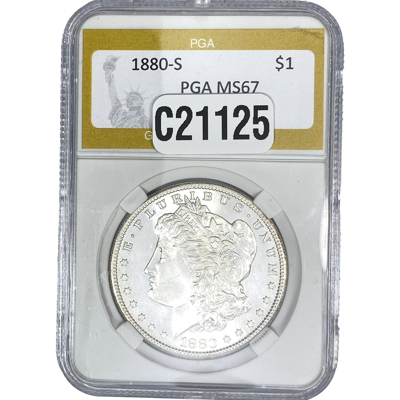 1880-S Morgan Silver Dollar (1 of 2)