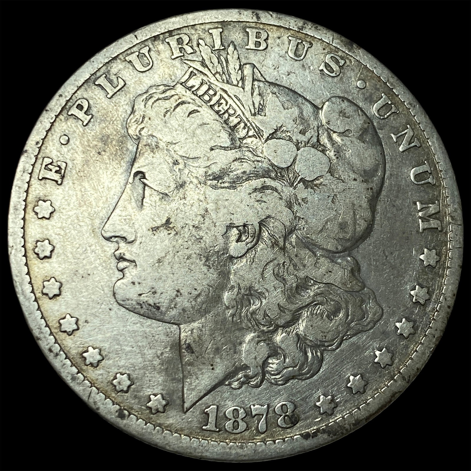 1878-CC Silver Morgan Dollar LIGHTLY CIRCULATED (1 of 2)