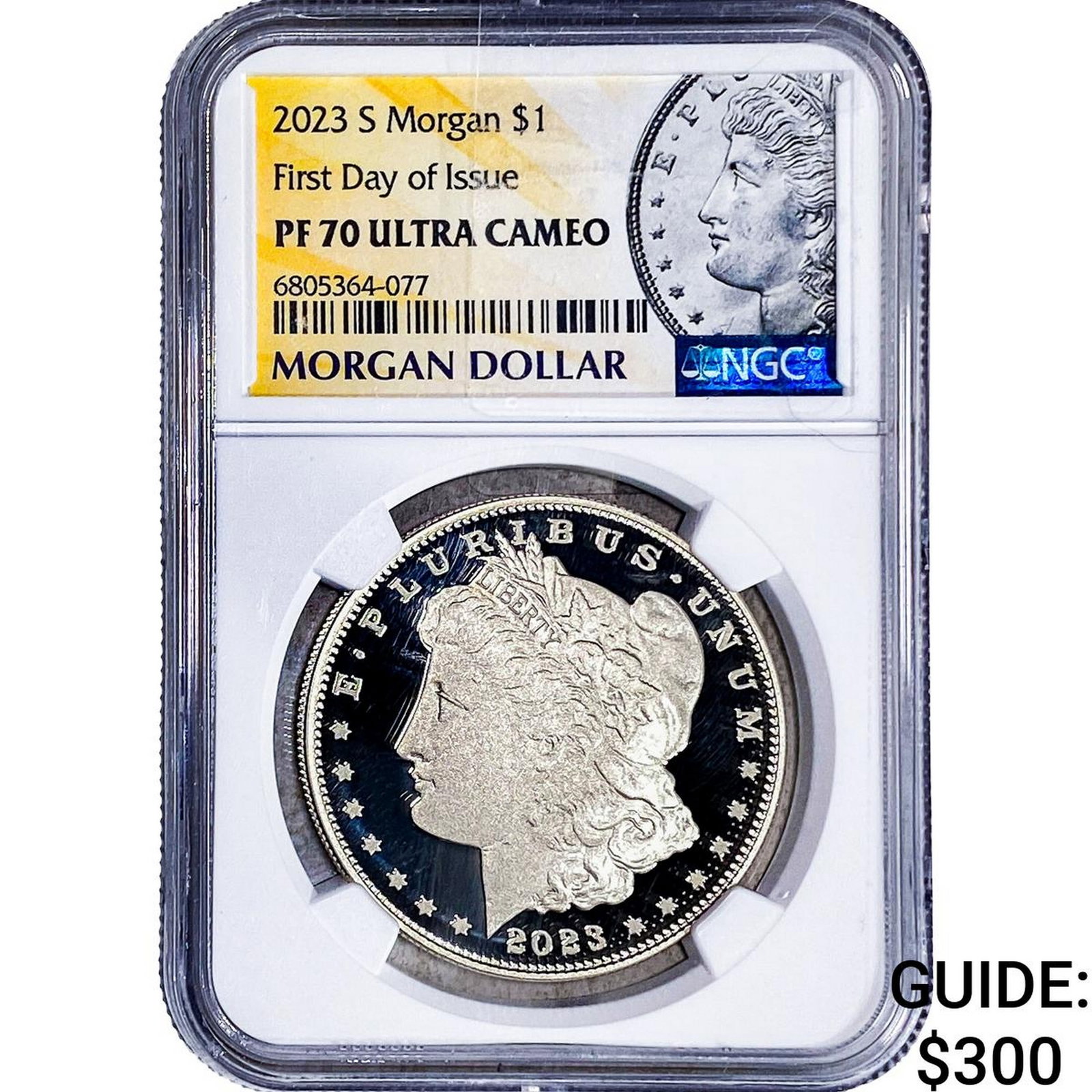 2023-S Morgan Silver Dollar NGC PF70 Ultra Cameo: 2023-S Morgan Silver Dollar NGC PF70 Ultra Cameo