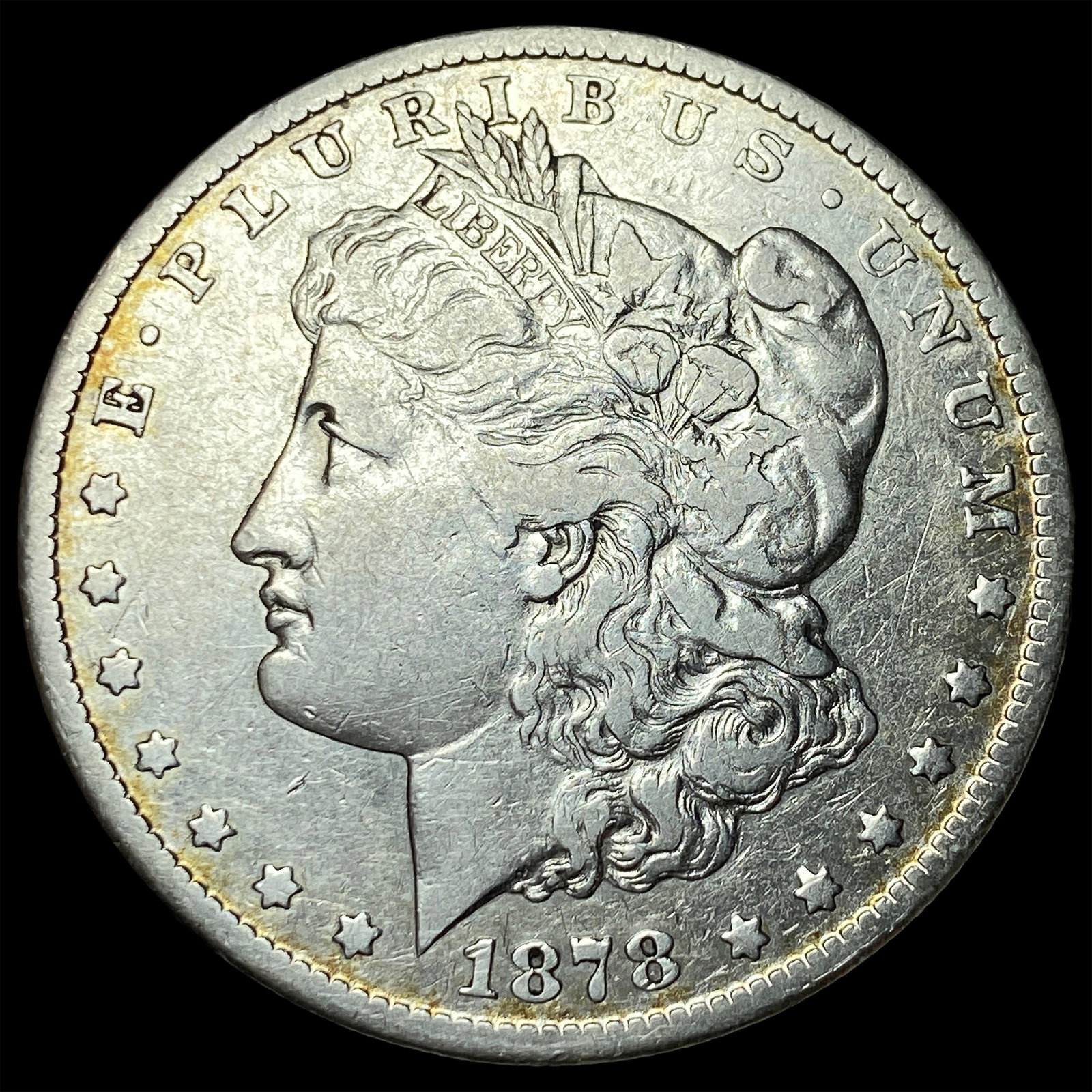 1878-CC Silver Morgan Dollar LIGHTLY CIRCULATED: 1878-CC Silver Morgan Dollar LIGHTLY CIRCULATED