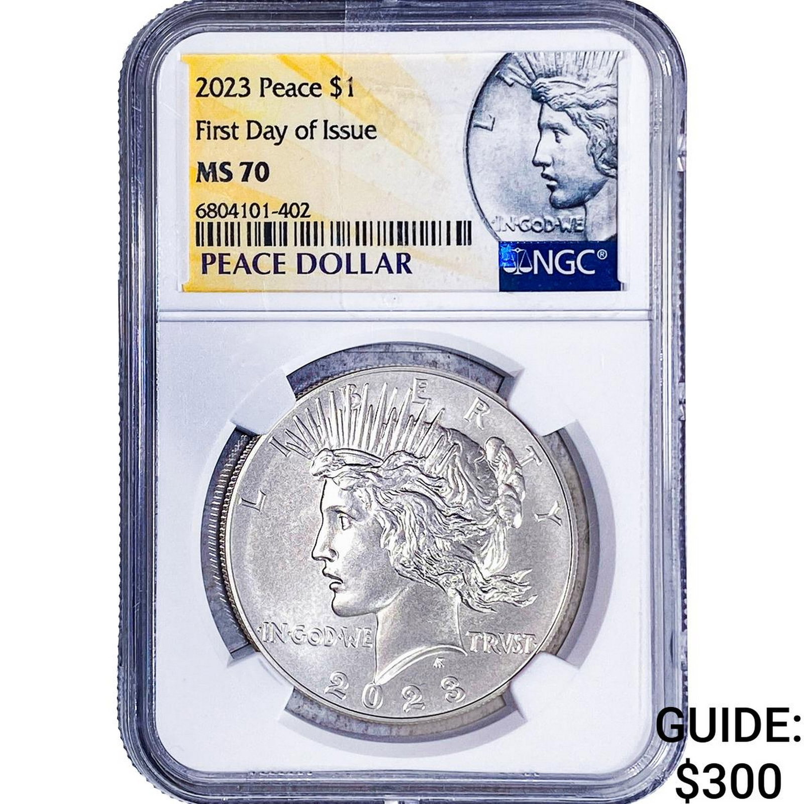 2023 Silver Peace Dollar NGC MS70: 2023 Silver Peace Dollar NGC MS70