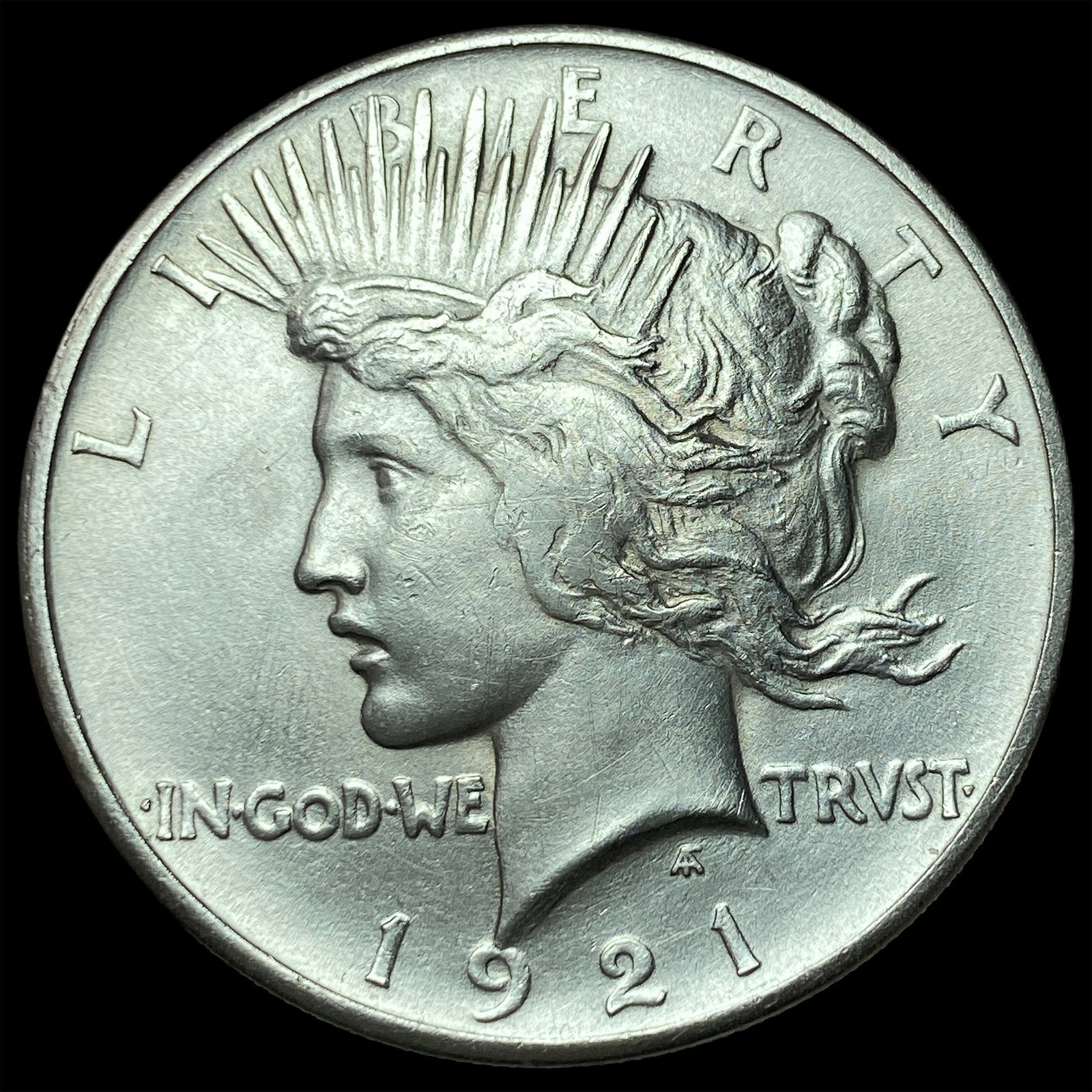 1921 Silver Peace Dollar UNCIRCULATED: 1921 Silver Peace Dollar UNCIRCULATED