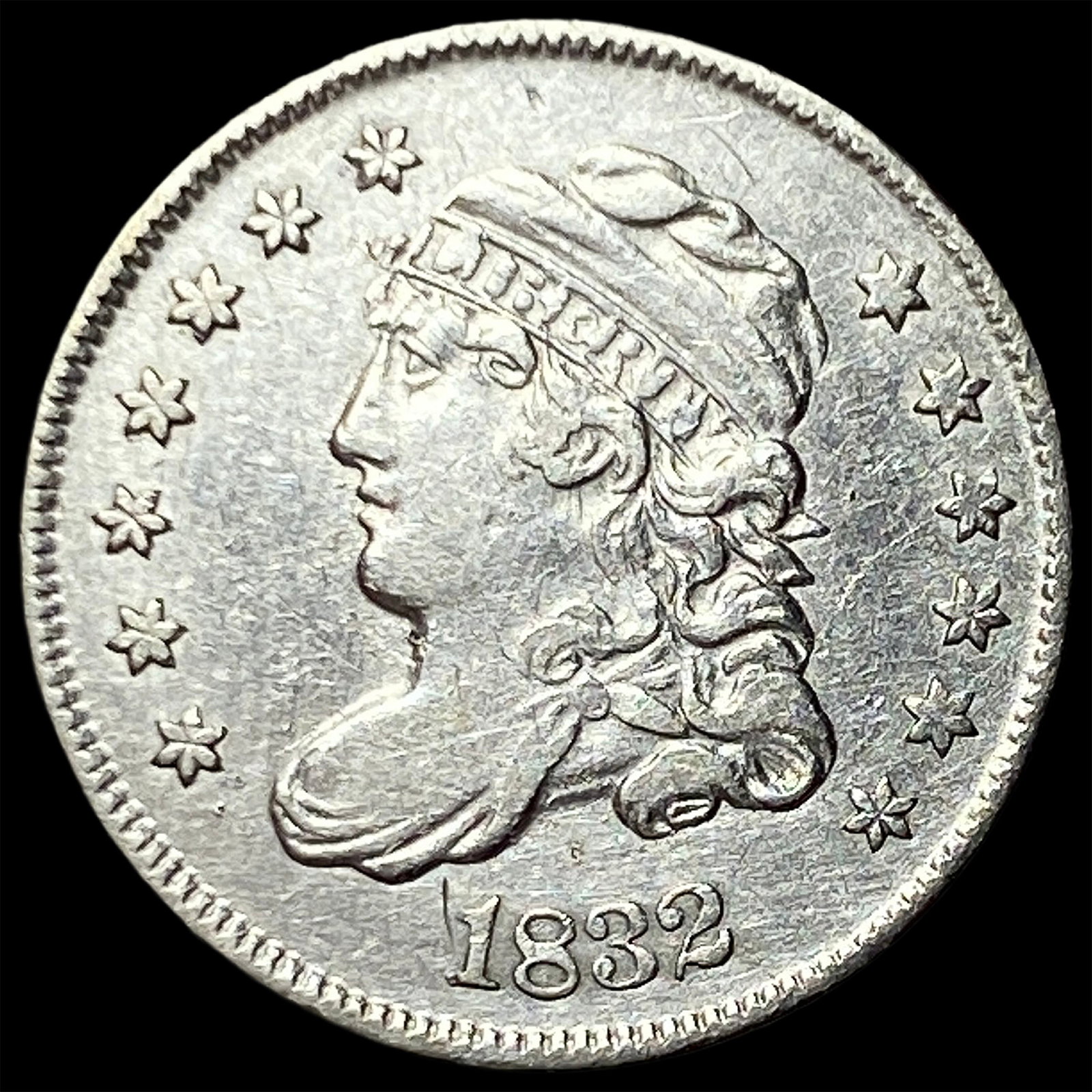 1832 Capped Bust Half Dime CLOSELY UNCIRCULATED: 1832 Capped Bust Half Dime CLOSELY UNCIRCULATED