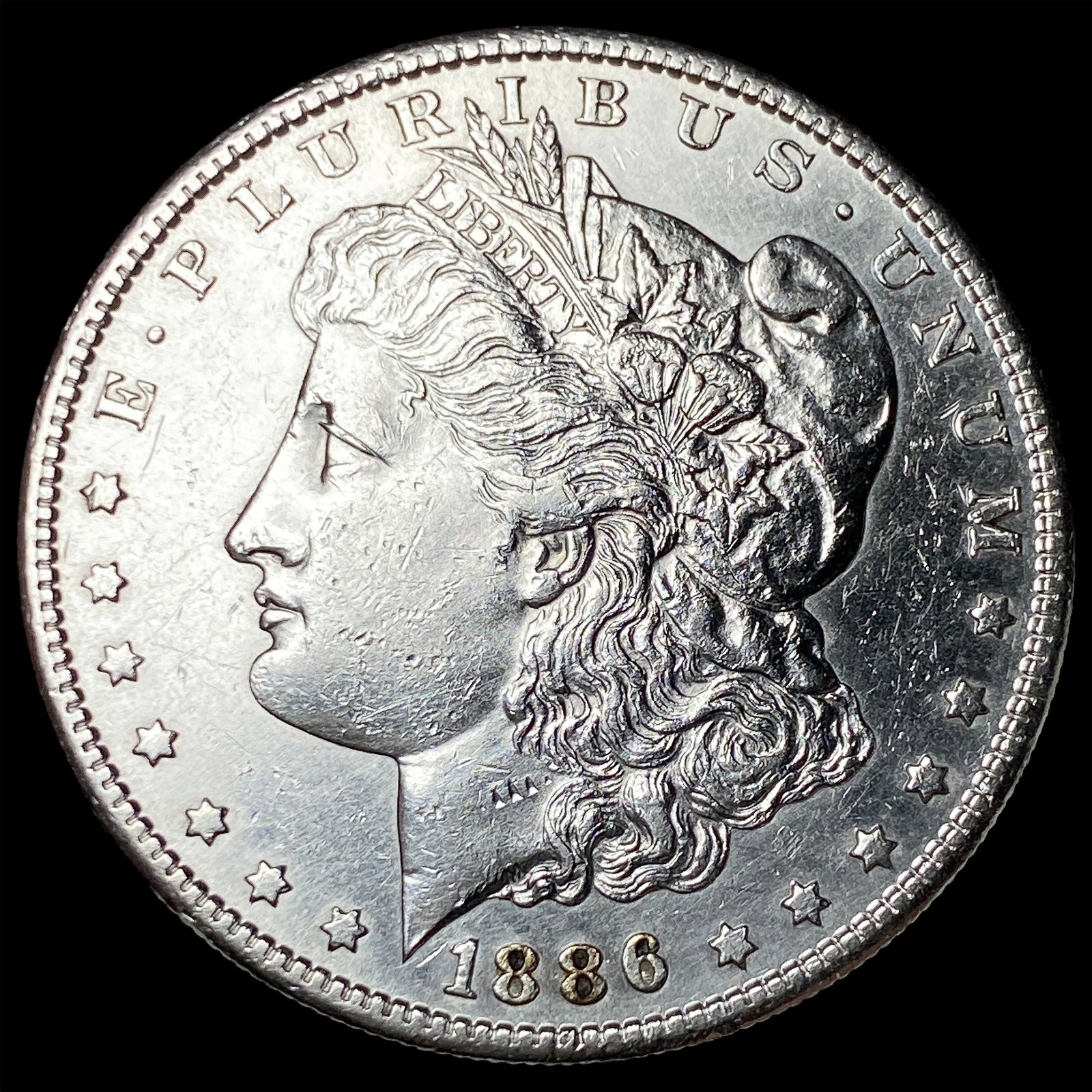 1886-S Silver Morgan Dollar UNCIRCULATED: 1886-S Silver Morgan Dollar UNCIRCULATED