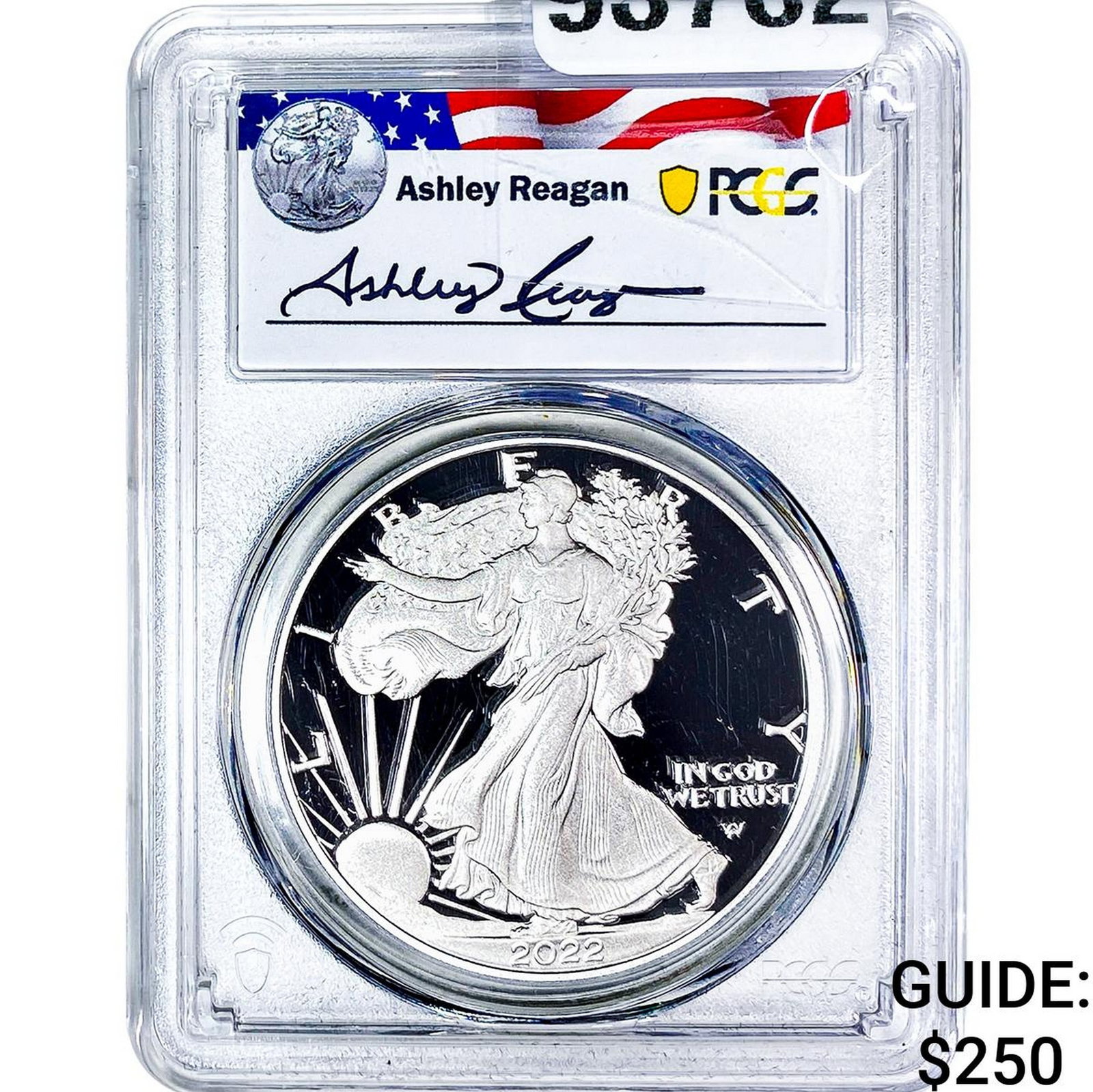 2022-W Silver Eagle PCGS PR69 DCAM: 2022-W Silver Eagle PCGS PR69 DCAM