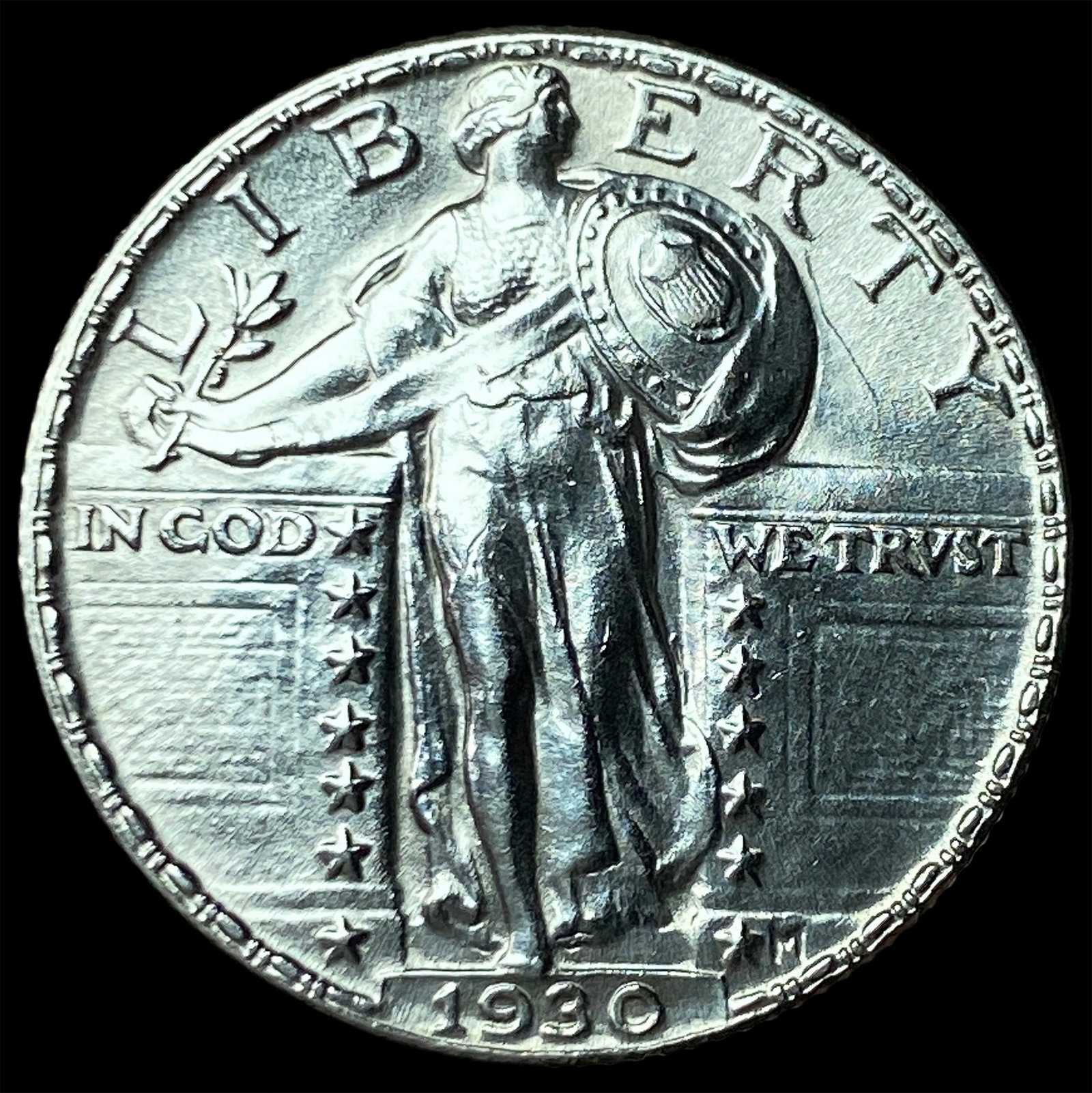 1930 Silver Standing Liberty Quarter UNCIRCULATED: 1930 Silver Standing Liberty Quarter UNCIRCULATED