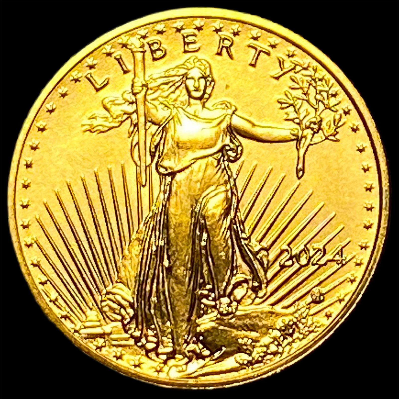2024 1/10oz $5 Gold American Eagle SUPERB GEM BU: 2024 1/10oz $5 Gold American Eagle SUPERB GEM BU