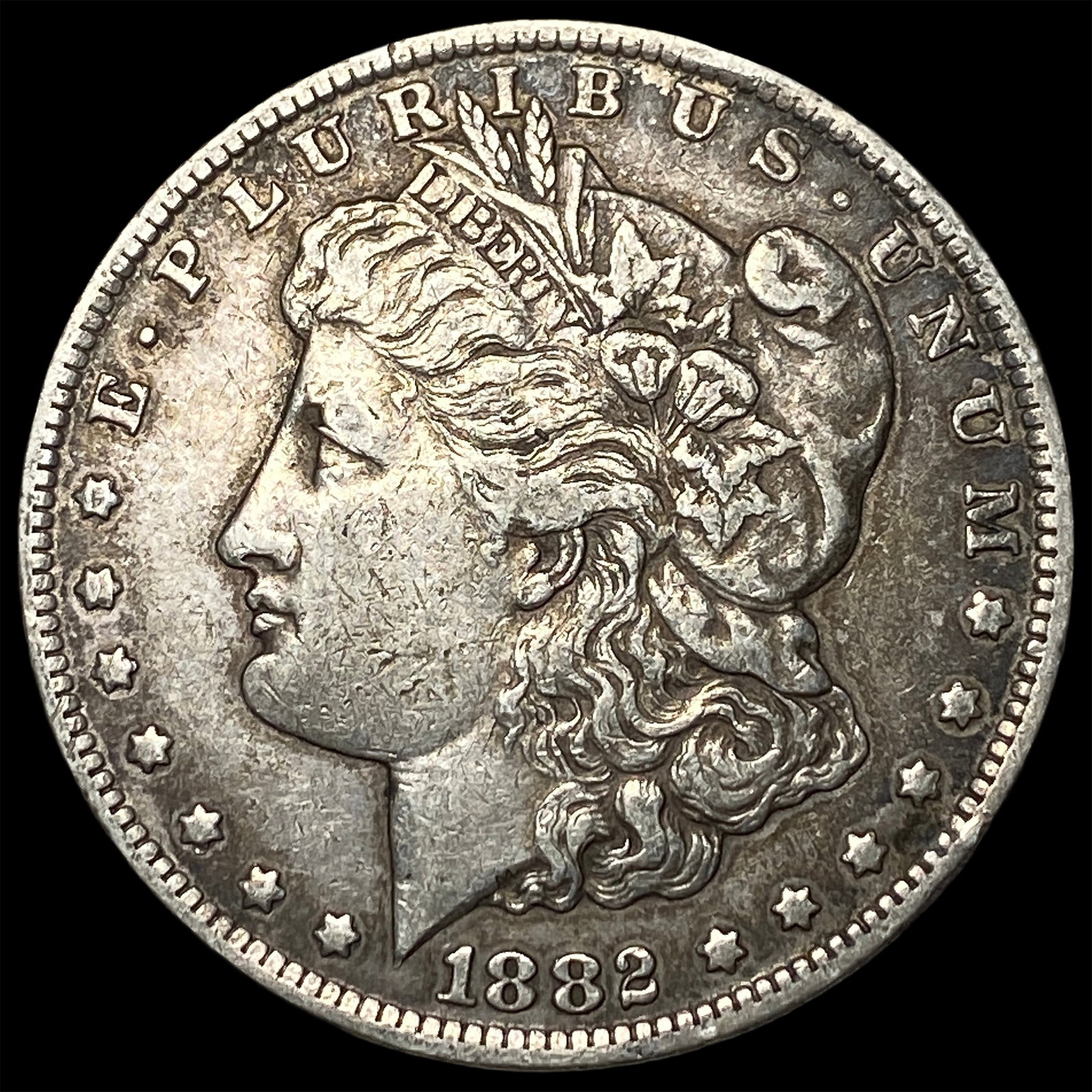 1882-CC Silver Morgan Dollar NEARLY UNCIRCULATED: 1882-CC Silver Morgan Dollar NEARLY UNCIRCULATED
