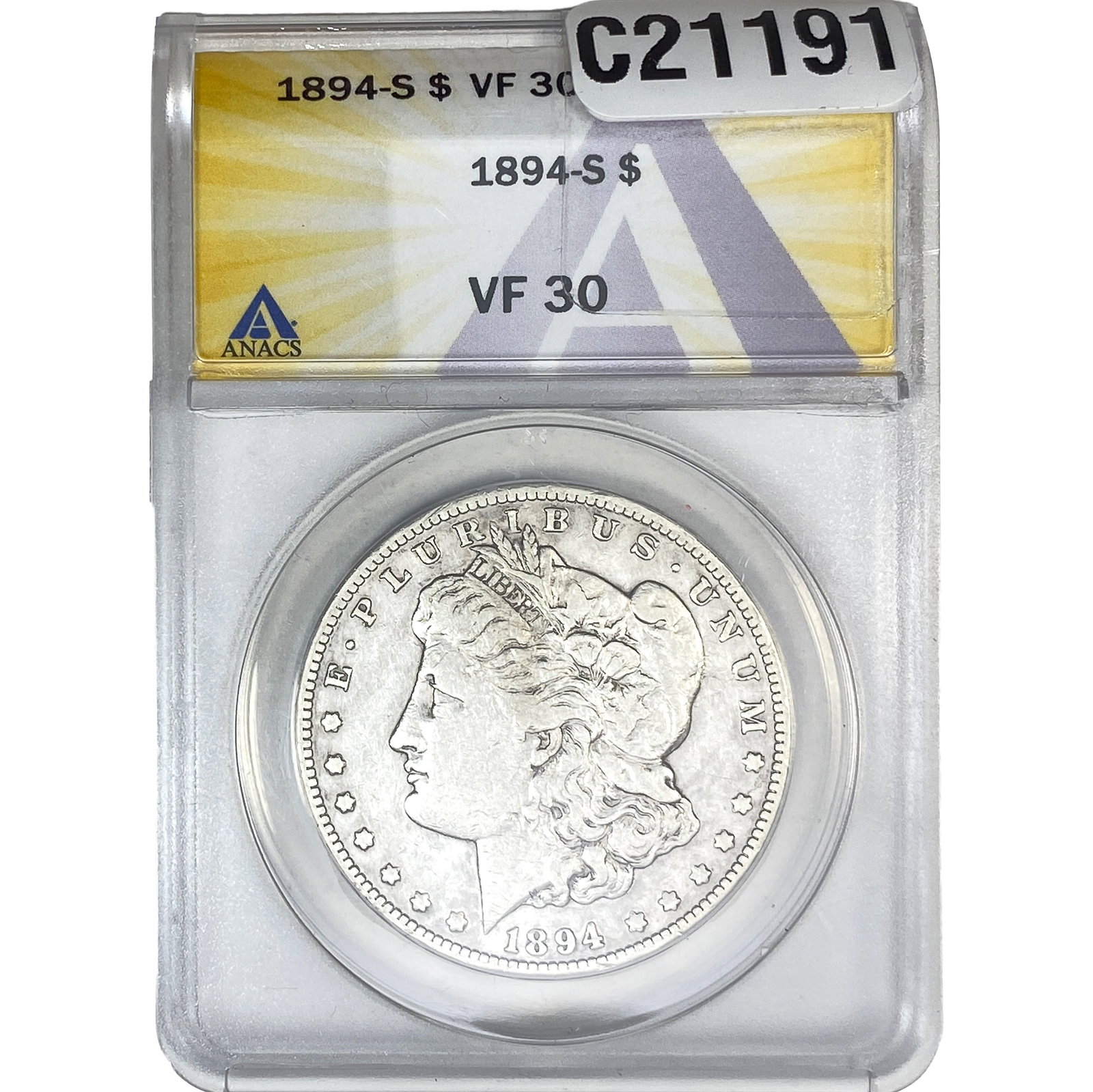 1894-S Morgan Silver Dollar: 1894-S Morgan Silver Dollar