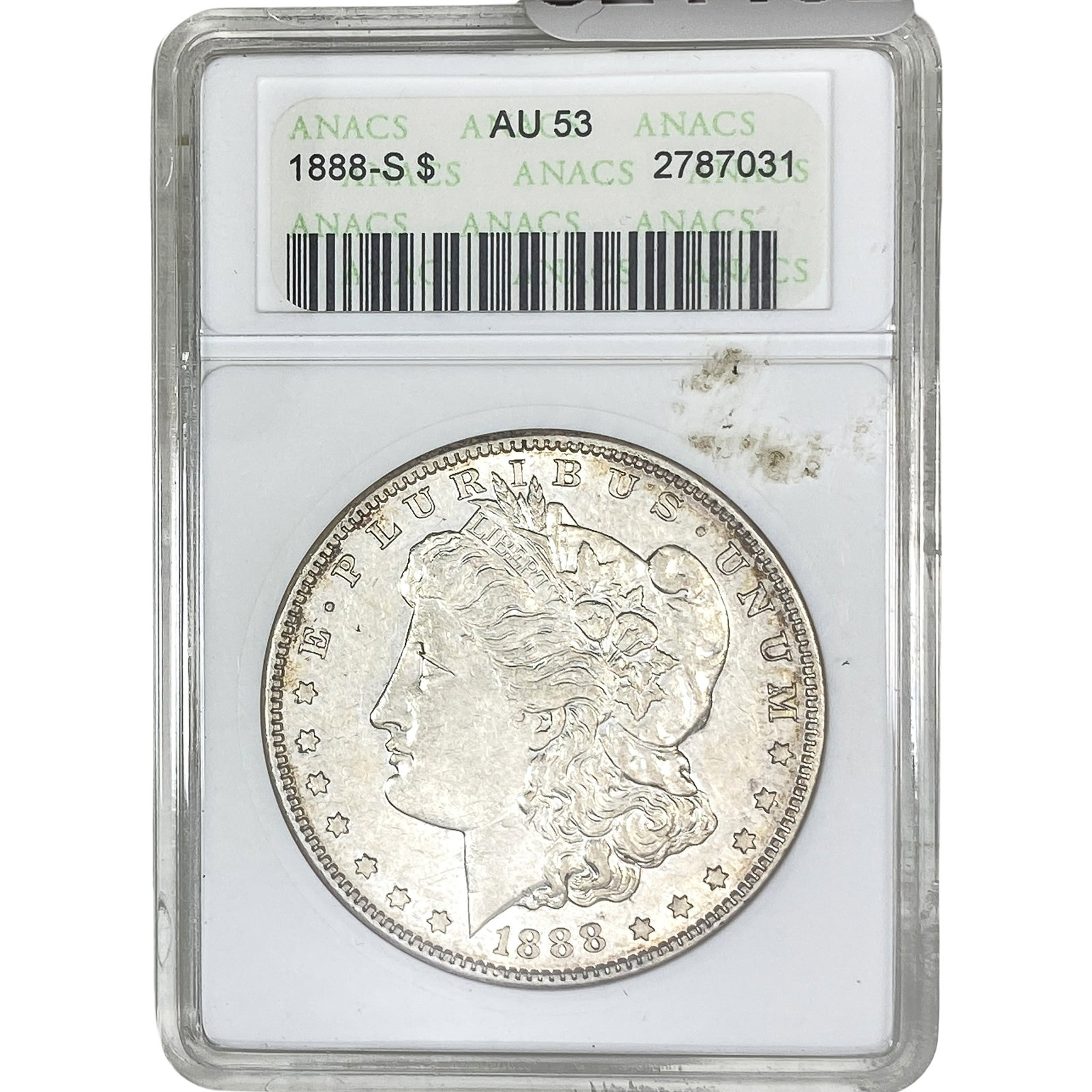 1888-S Morgan Silver Dollar: 1888-S Morgan Silver Dollar