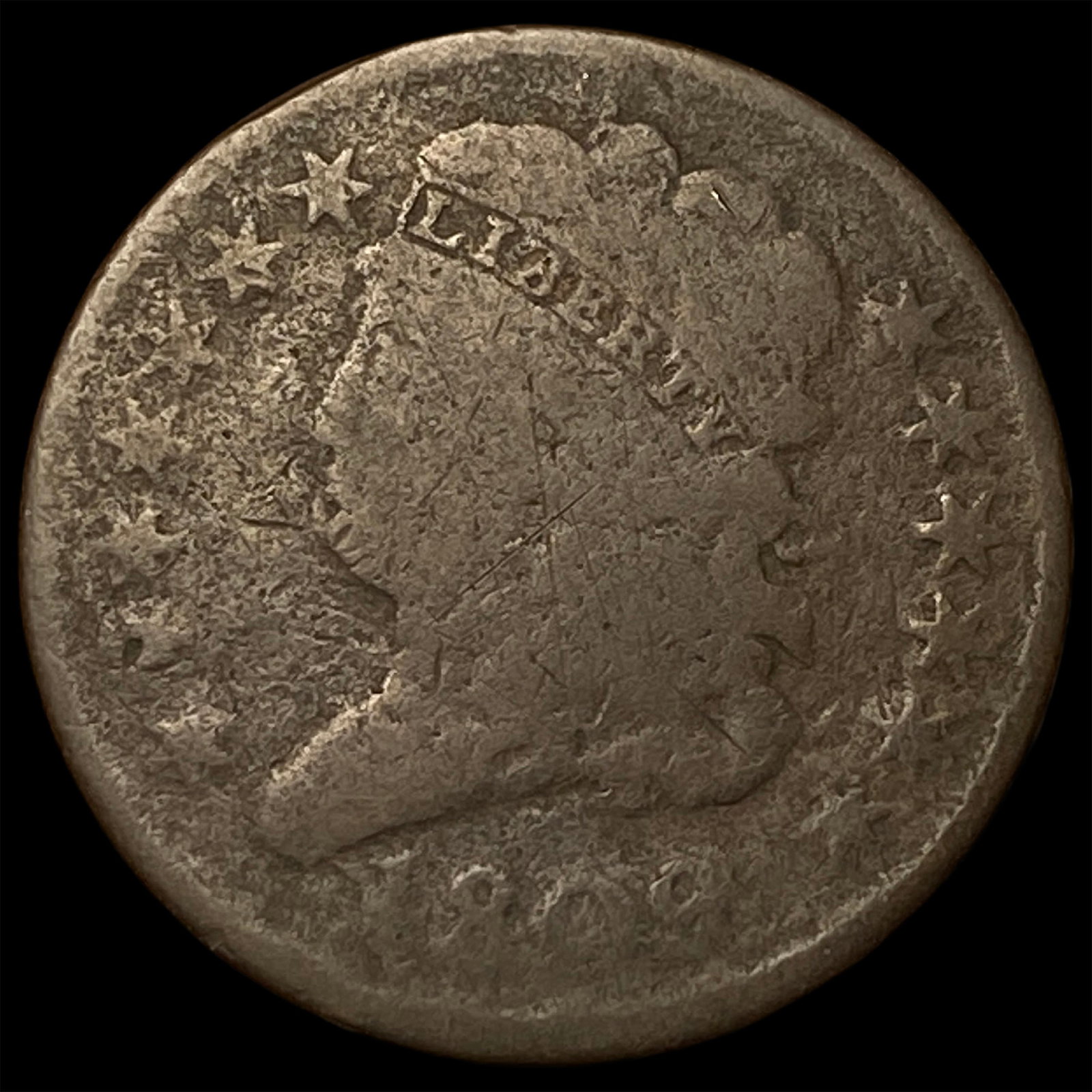 1809 Classic Head Half Cent NICELY CIRCULATED: 1809 Classic Head Half Cent NICELY CIRCULATED